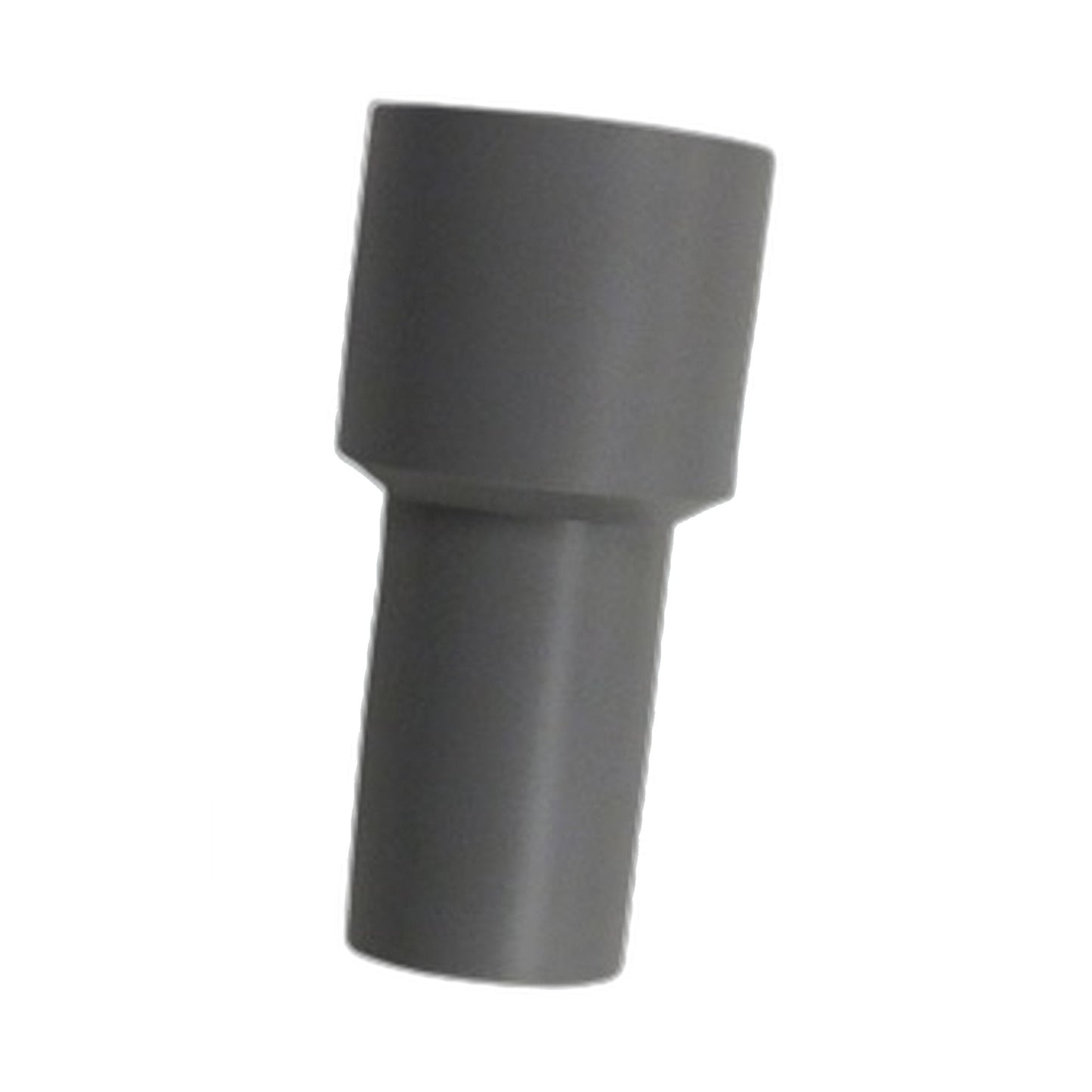 1-1/2" to 1-1/4" Curved End Vacuum Hose Cuff, Grey