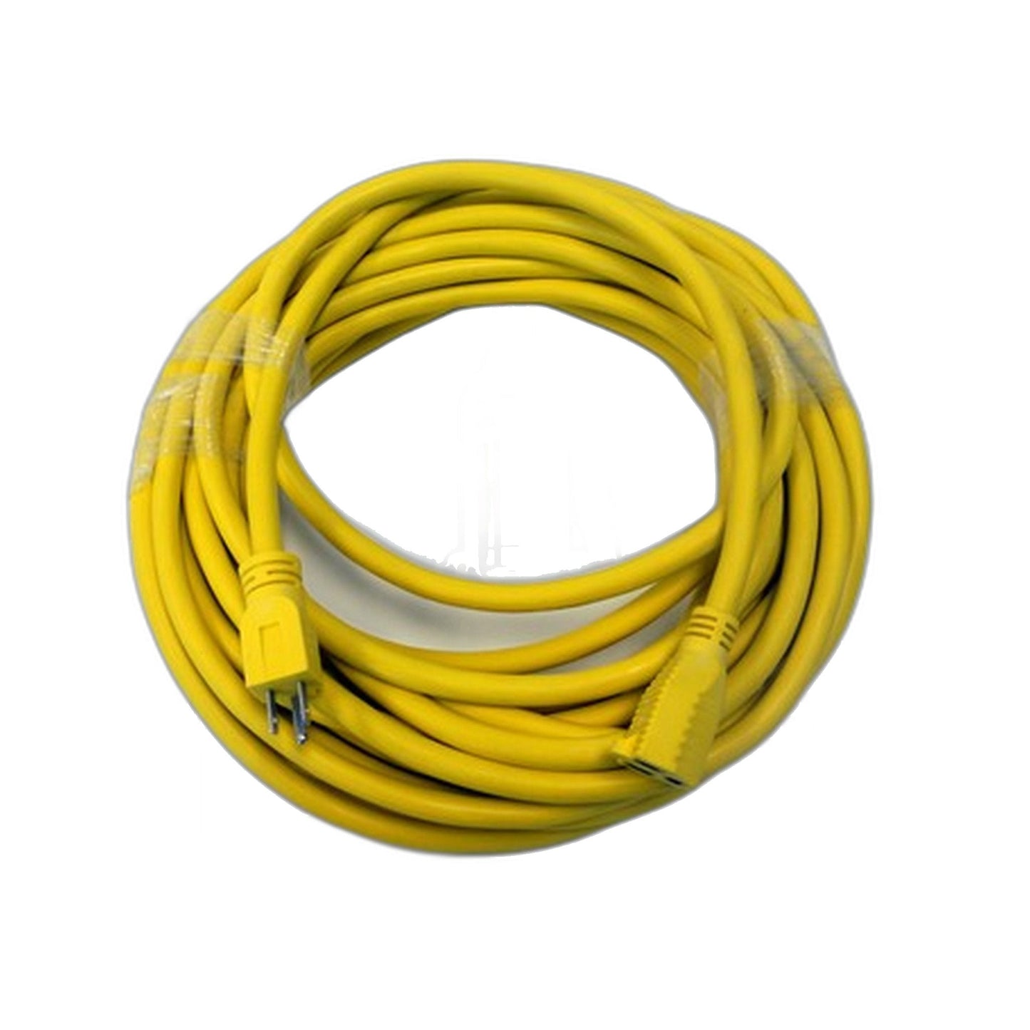 Fit All 50 ft 14/3 Heavy-Duty Extension Cord, Yellow, 600V