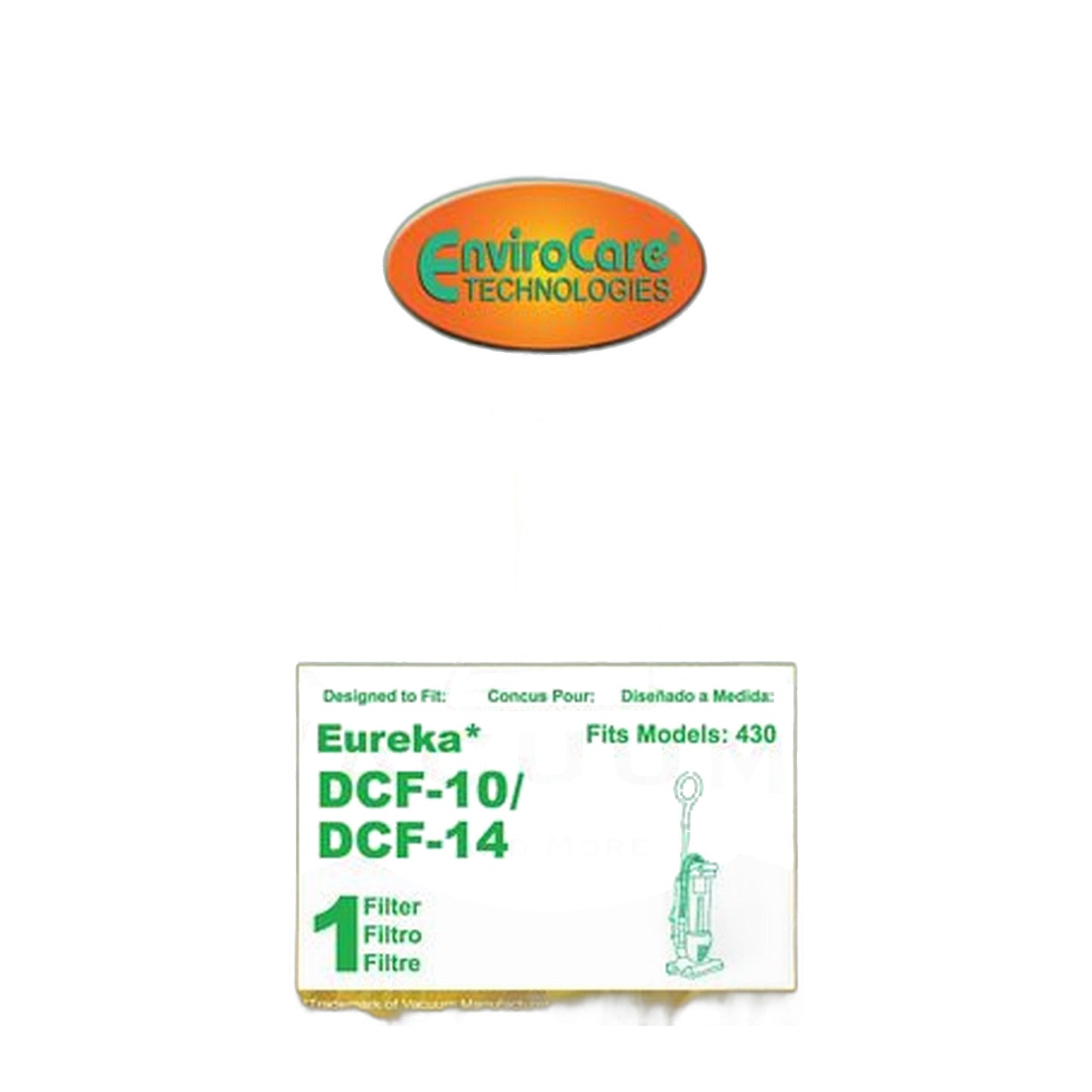 Eureka DCF14 DCF10 EnviroCare HEPA Vacuum Filter Replacement