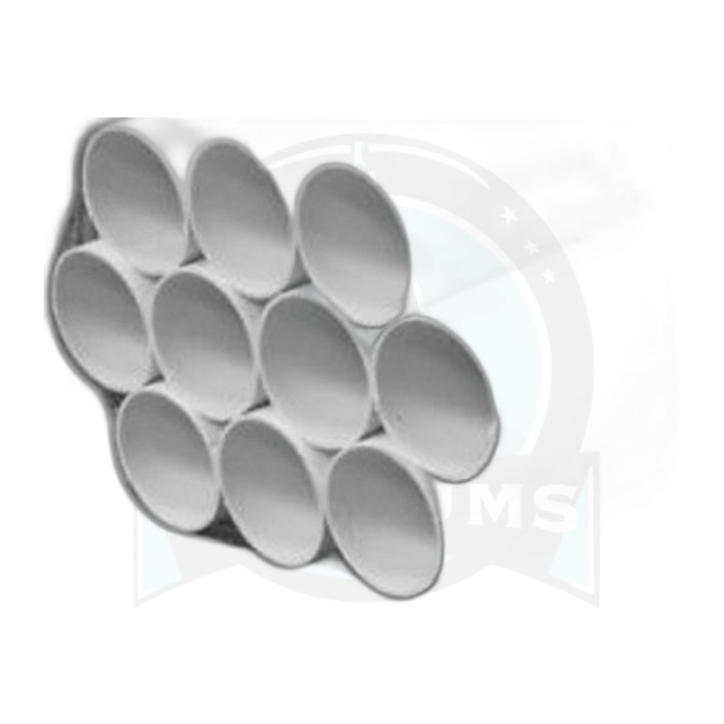 2-Inch x 8 Ft White PVC Pipe - Central Vacuum Tubing