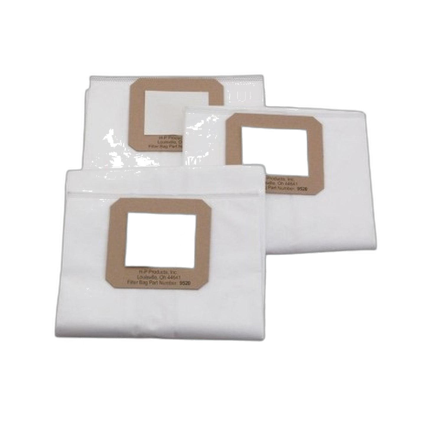 HP Products Maxum CleanShield HEPA Central Vacuum Bags 3-Pack (DB8000, DB5000)