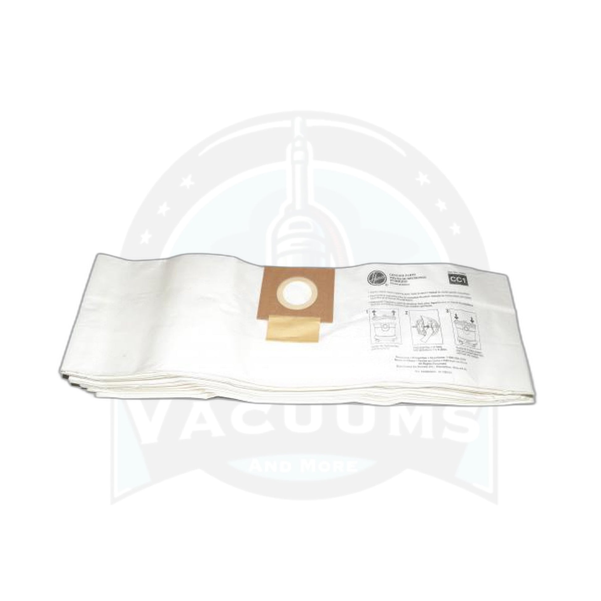 Hoover Paper Bags - CH32008 Hushtone Canister - 10 Pack - CC1 Bag - Hoover