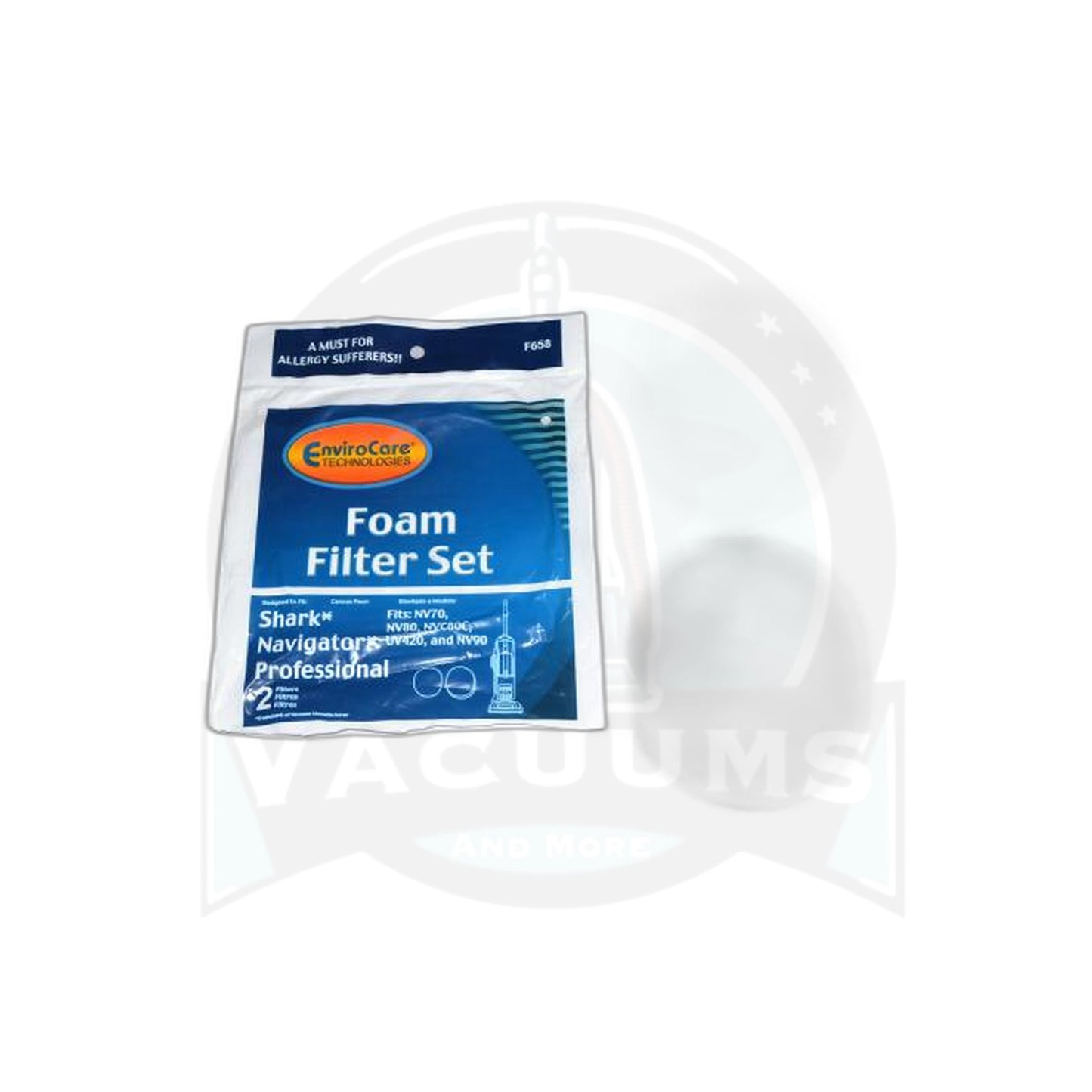 Shark Navigator Foam and Felt Filter Set, Replaces XFF80 - Shark