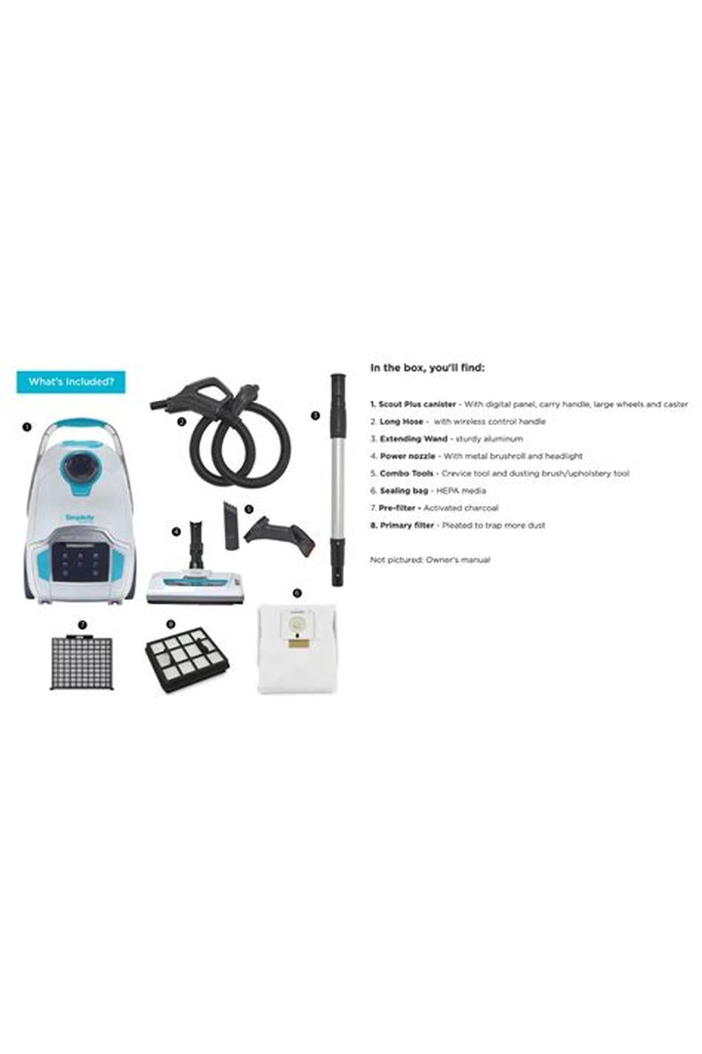 Simplicity Scout Canister Vacuum