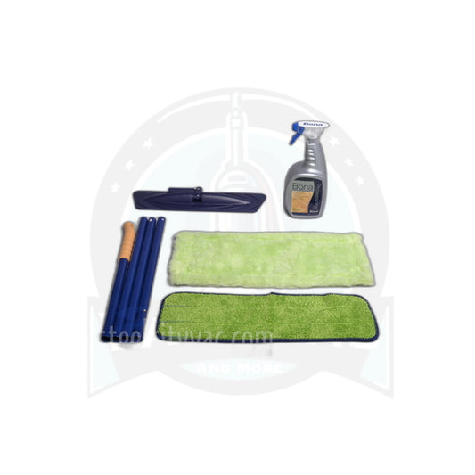 Bona Professional Hardwood Mop Kit - 15" with Clean Pad, Dust Pad & 32oz Spray - Bona