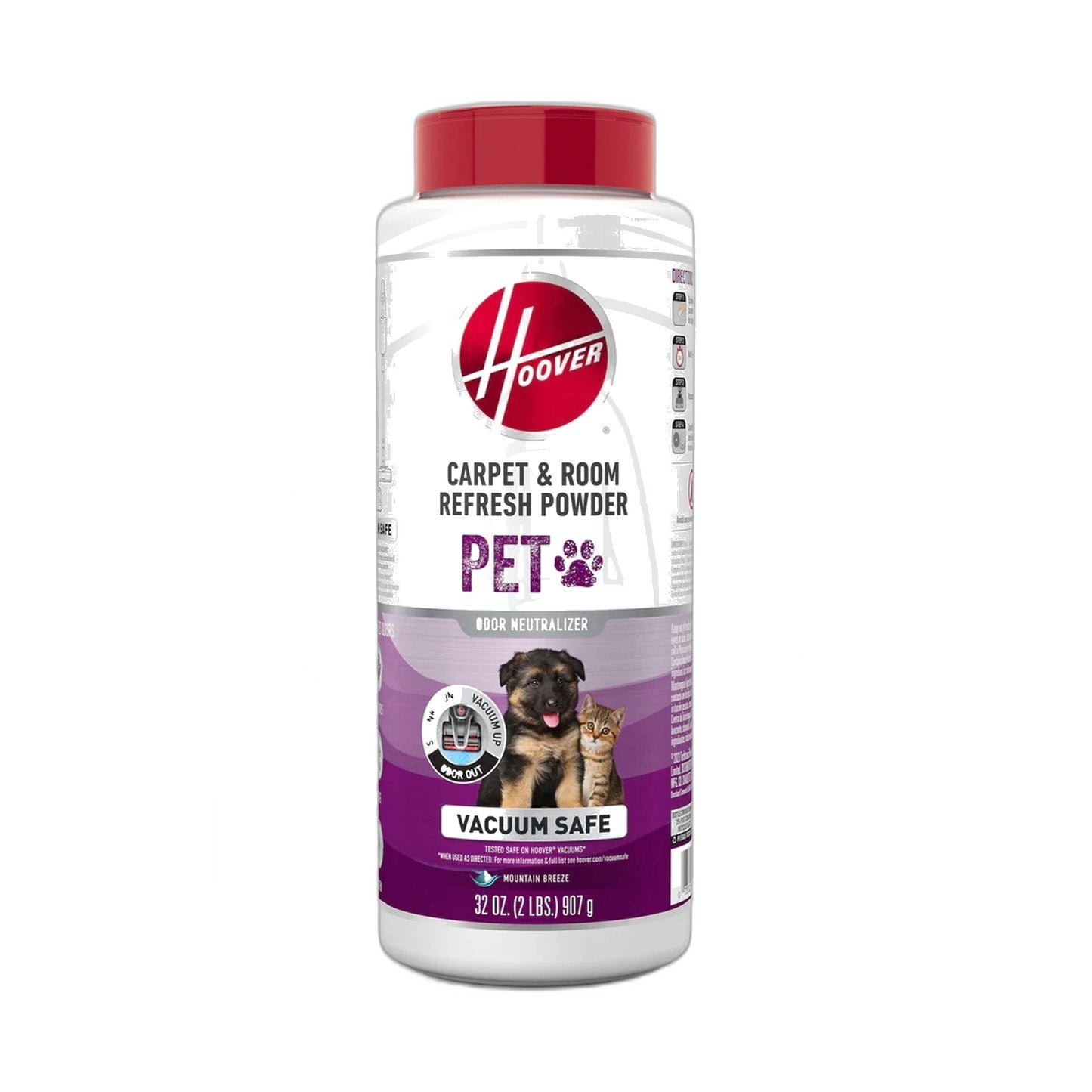 Hoover Pet Carpet & Room Refresher Powder, 32 oz Deodorizing Bottle