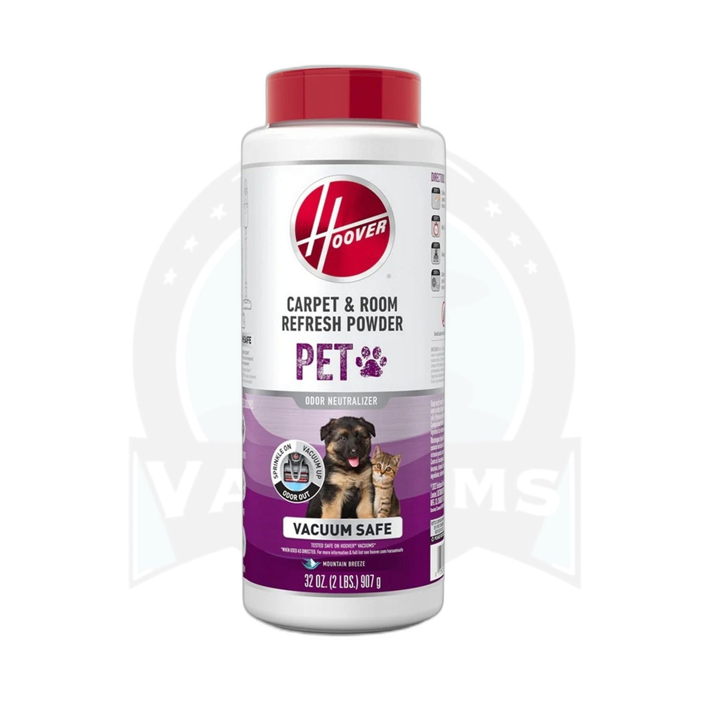 Hoover Pet Carpet & Room Refresher Powder, 32 oz Deodorizing Bottle