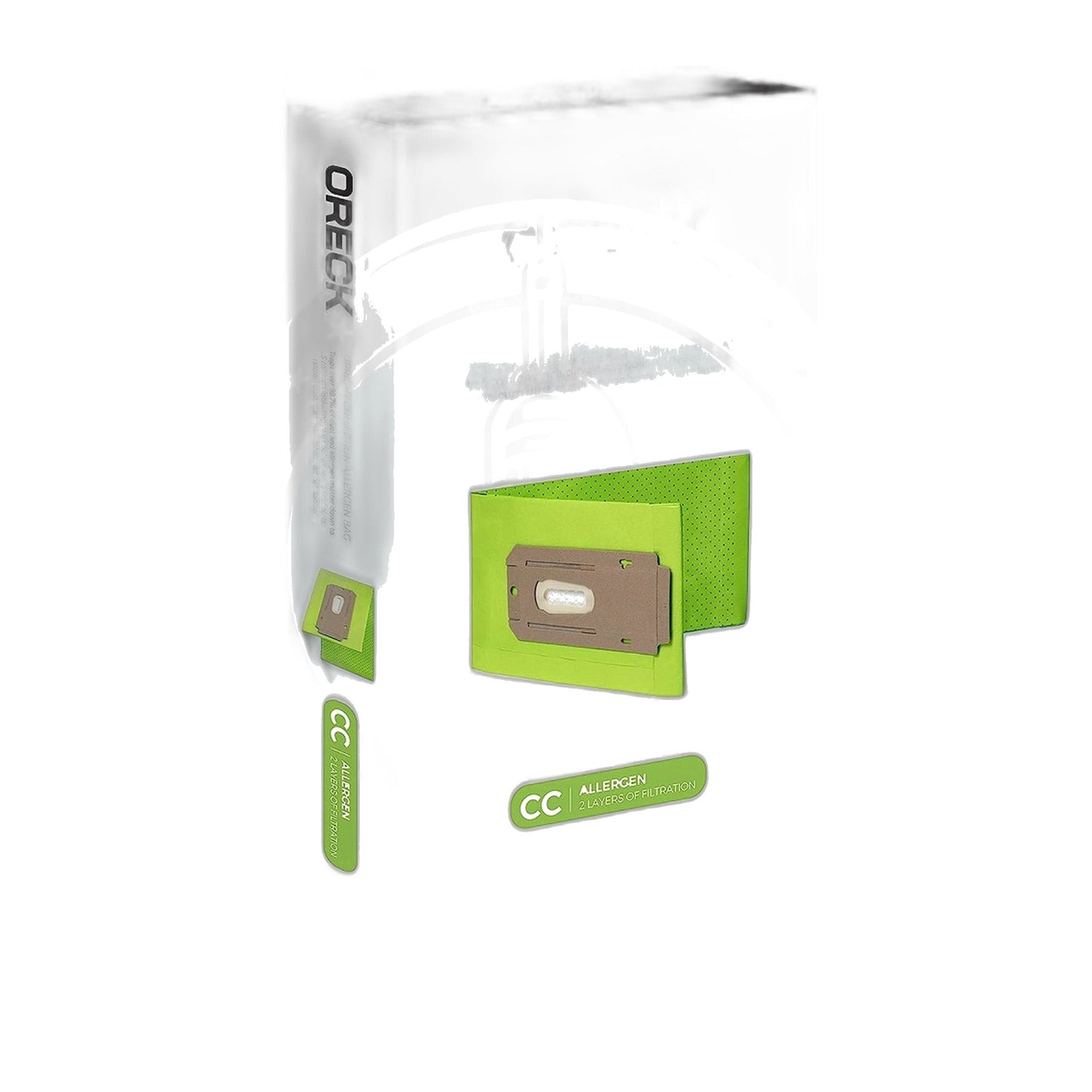 Oreck CC Original 2-Ply Paper Bags with Saniseal (6-Pack)