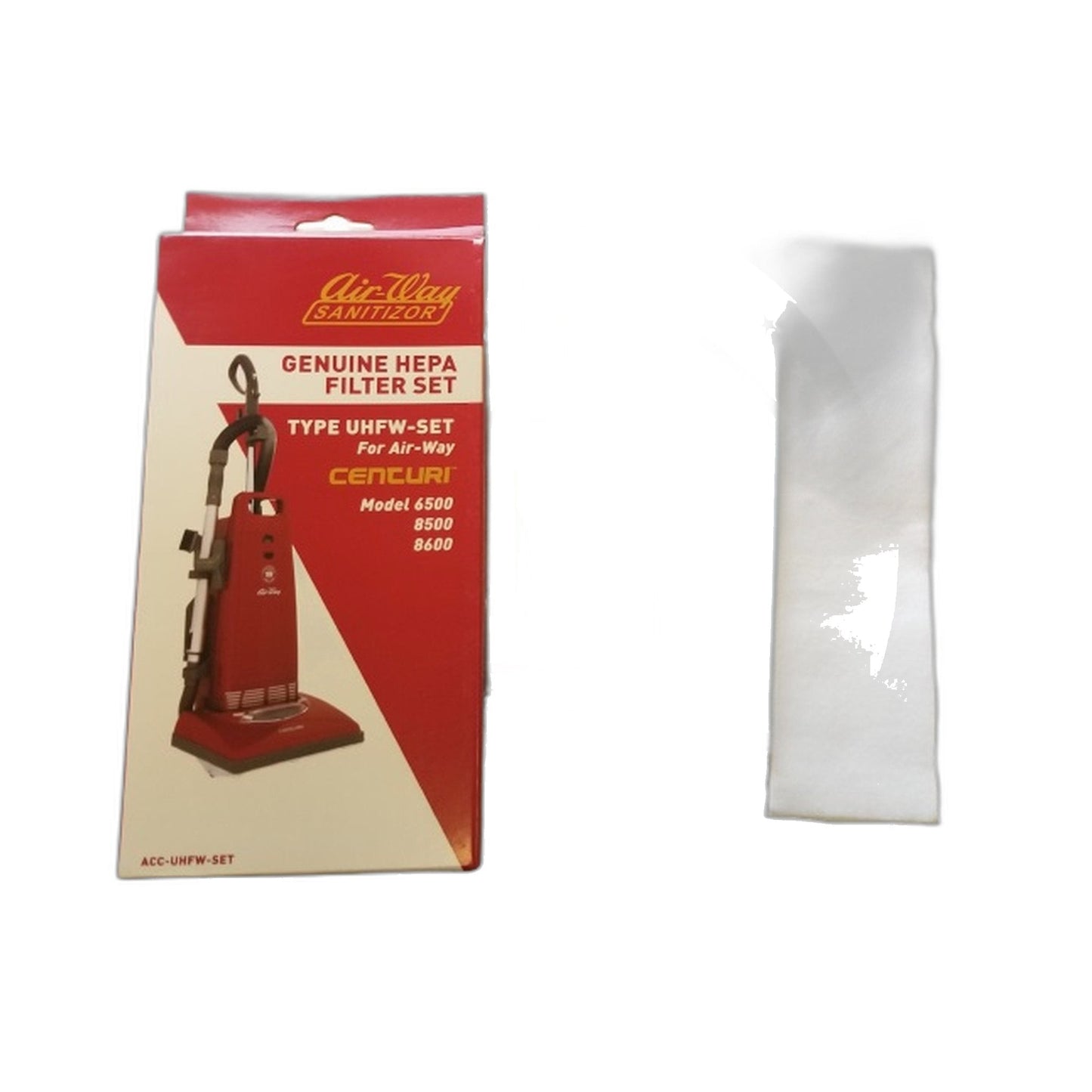 Air-Way Centuri Upright HEPA Filter Set w/ Exhaust Filter