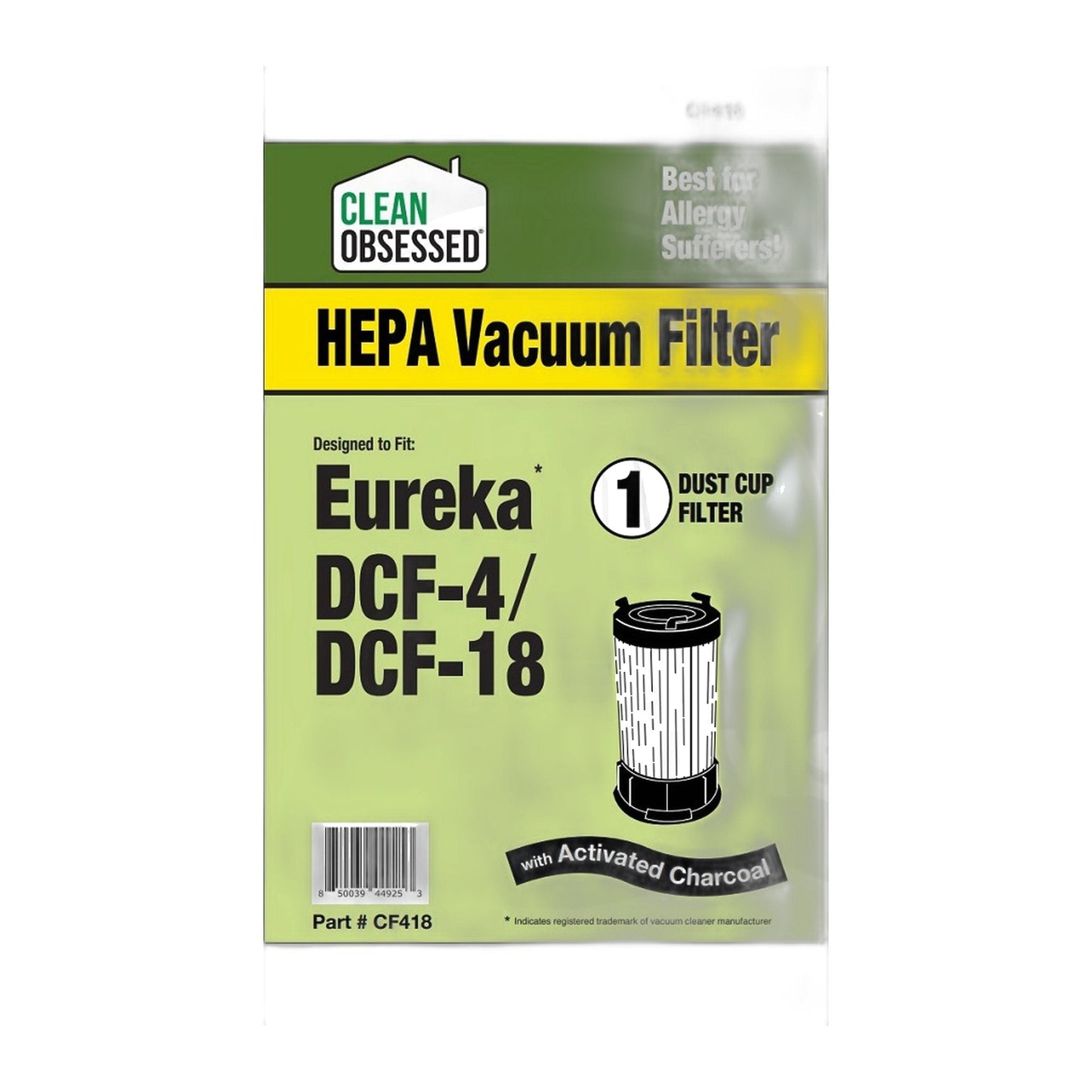 Eureka DCF-4 / DCF-18 HEPA Filter for 4700 5500 Bagless Uprights