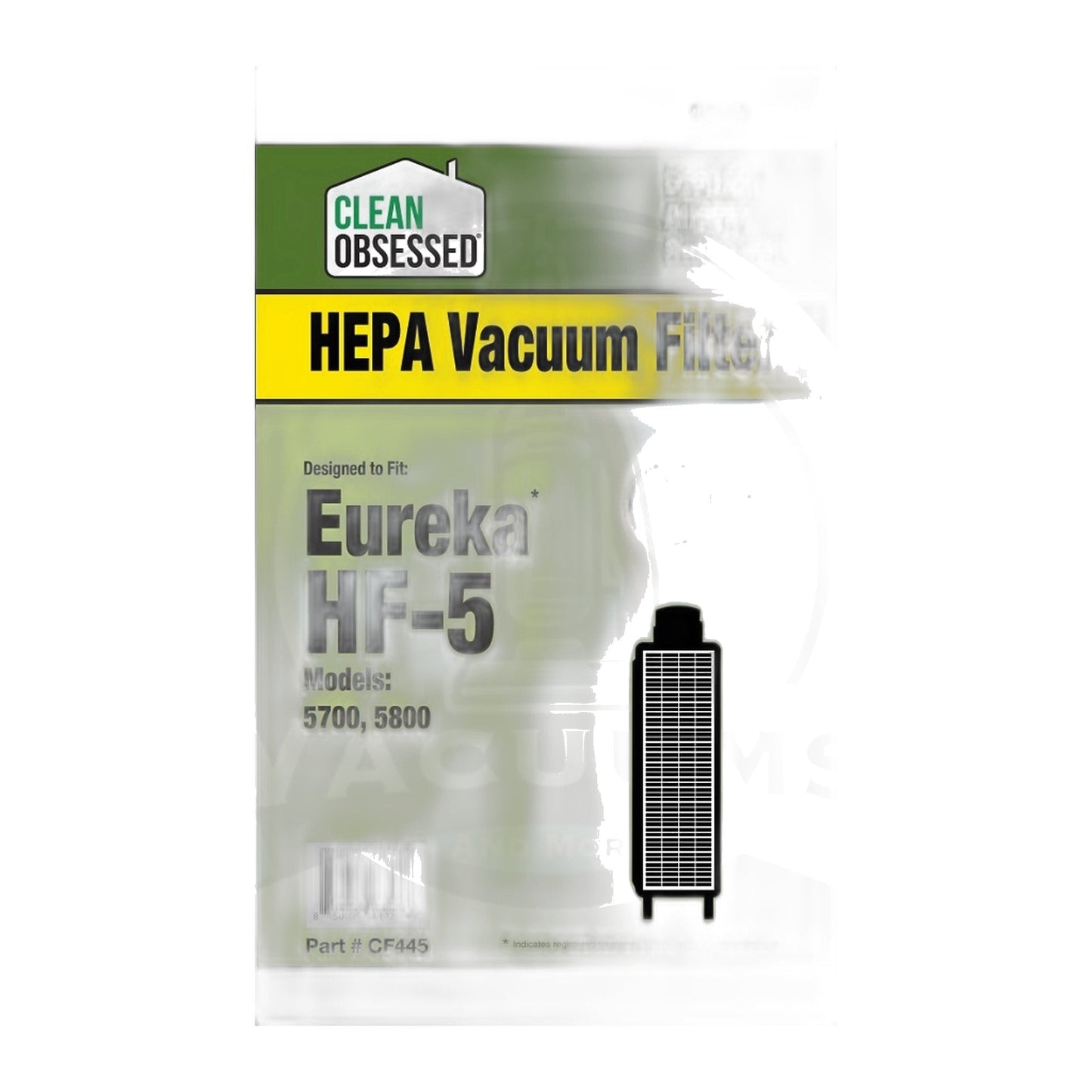 Eureka HF-5 HEPA Filter for 5700/5800 Lite Speed & Sanitaire