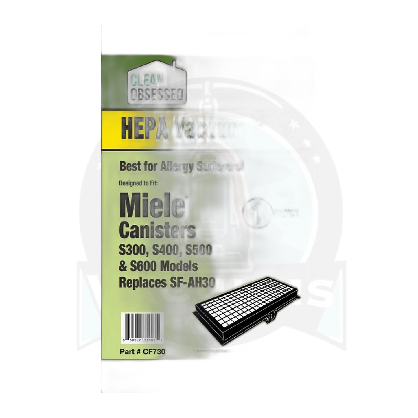 Clean Obsessed HEPA Filter for Miele S300-S600 & Dynamic U1
