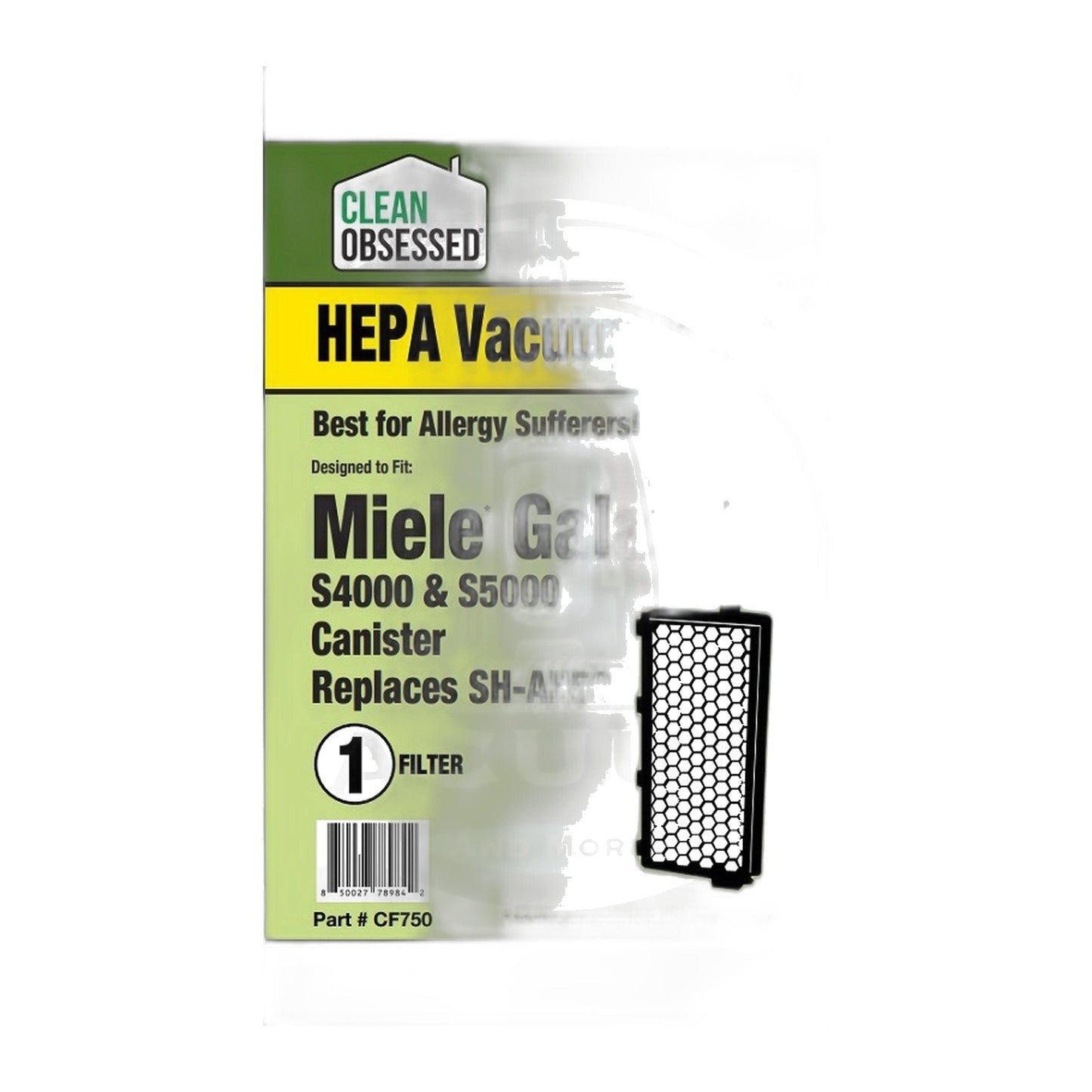 Clean Obsessed HEPA Filter for Miele S4 Galaxy, S4000/S5000, C2