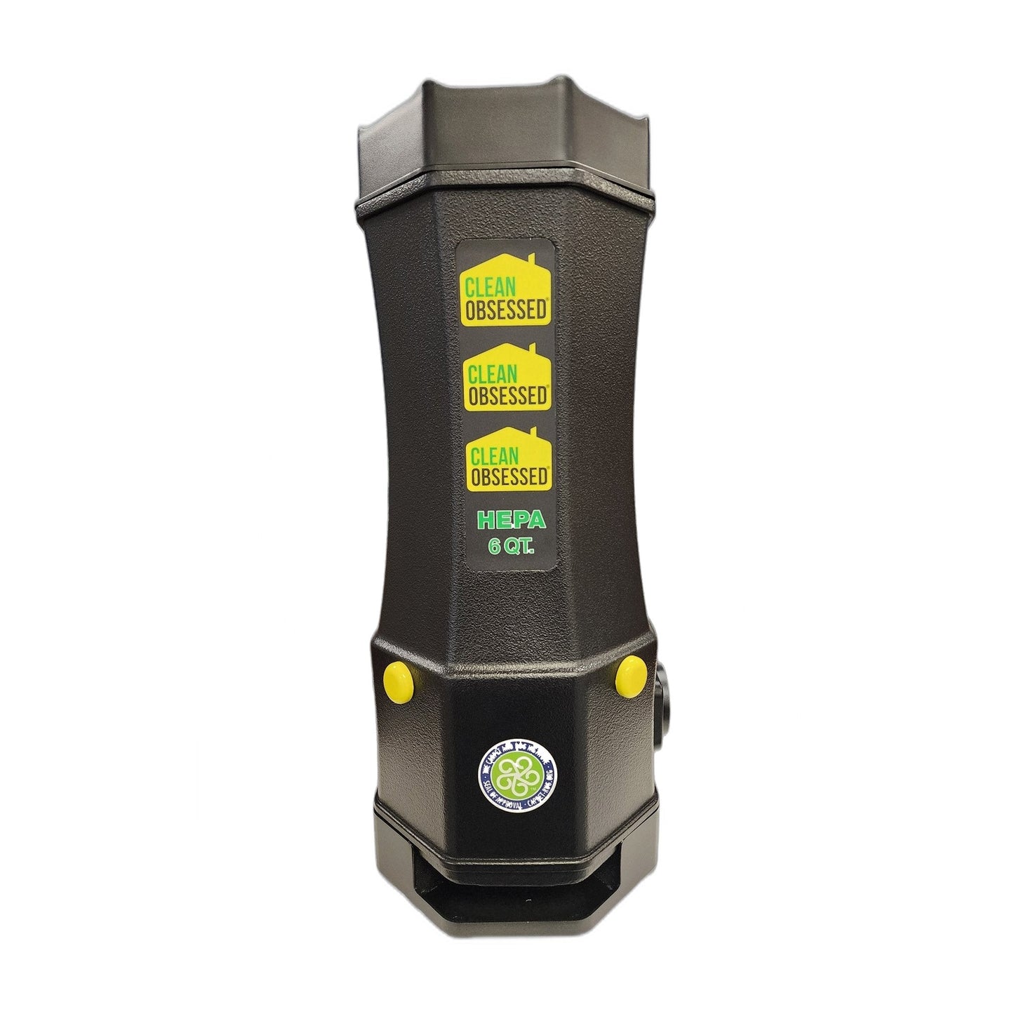 Clean Obsessed CO6 6-Quart HEPA Backpack Vacuum, Black