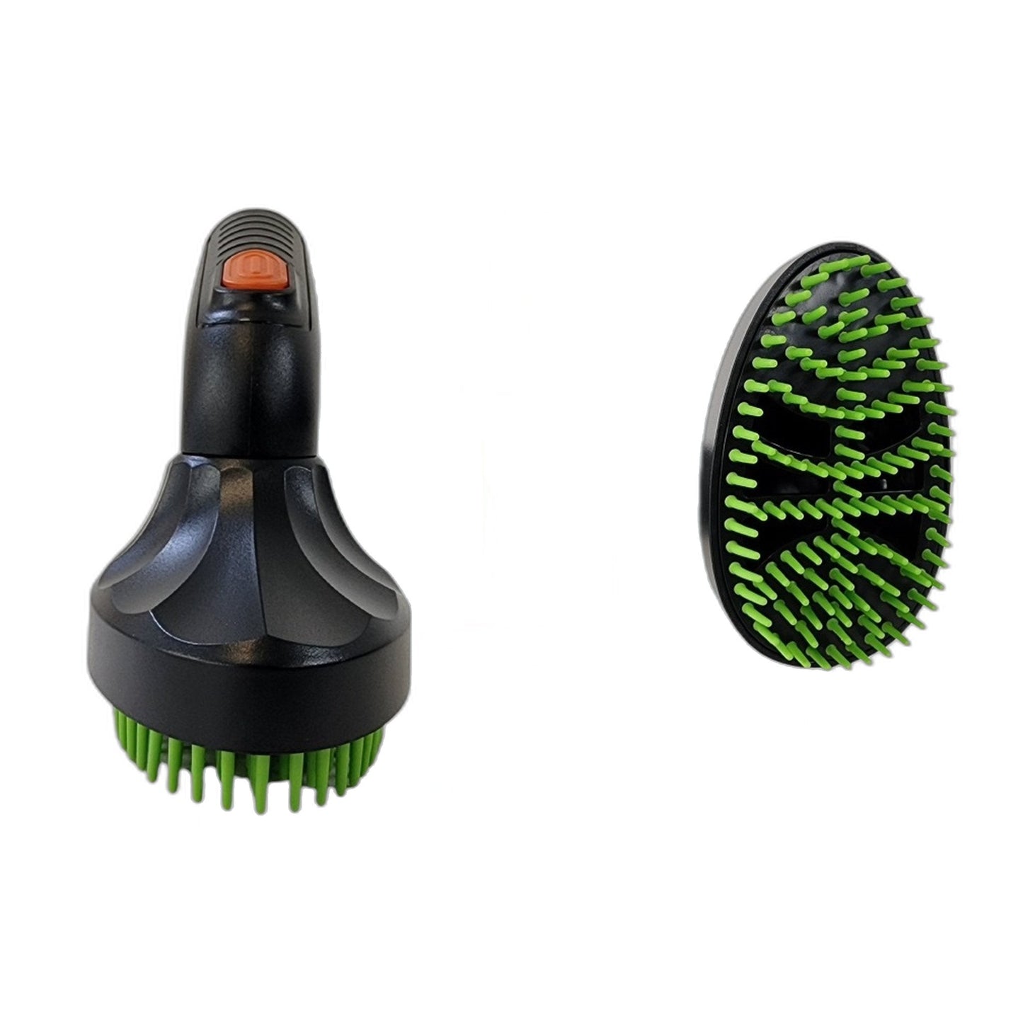 Clean Obsessed Pet Brush & Vacuum Tool, Green