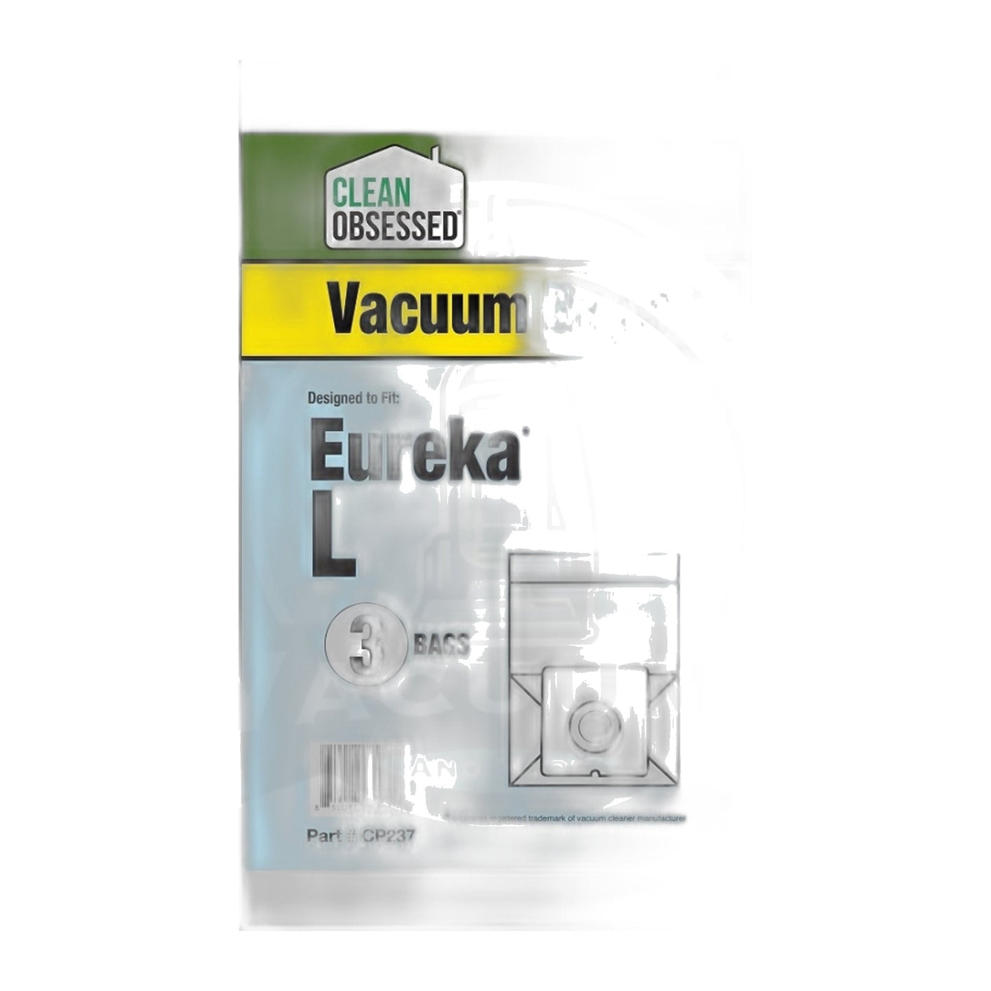 Clean Obsessed Eureka Type L Micro Paper Vacuum Bags, 3-Pack