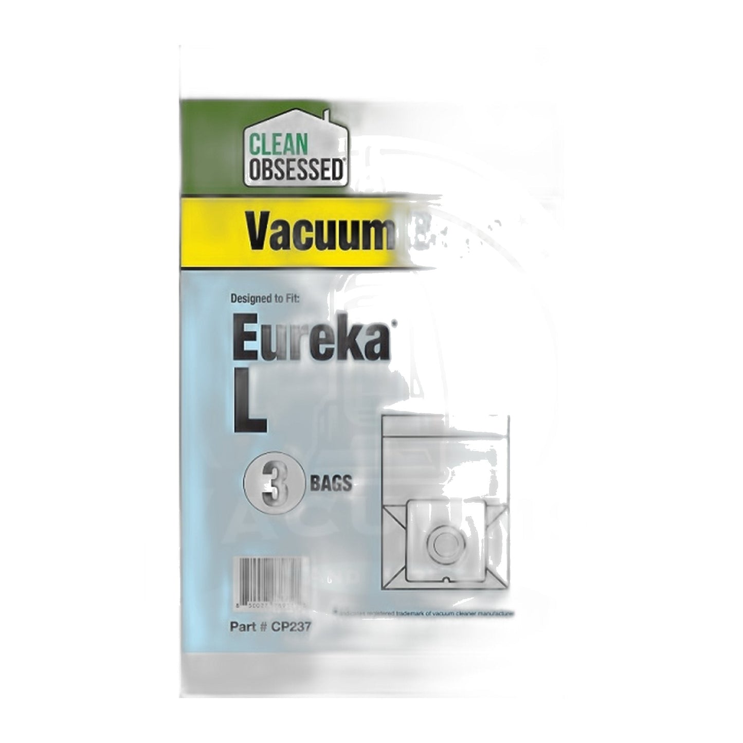 Clean Obsessed Eureka Type L Micro Paper Vacuum Bags, 3-Pack