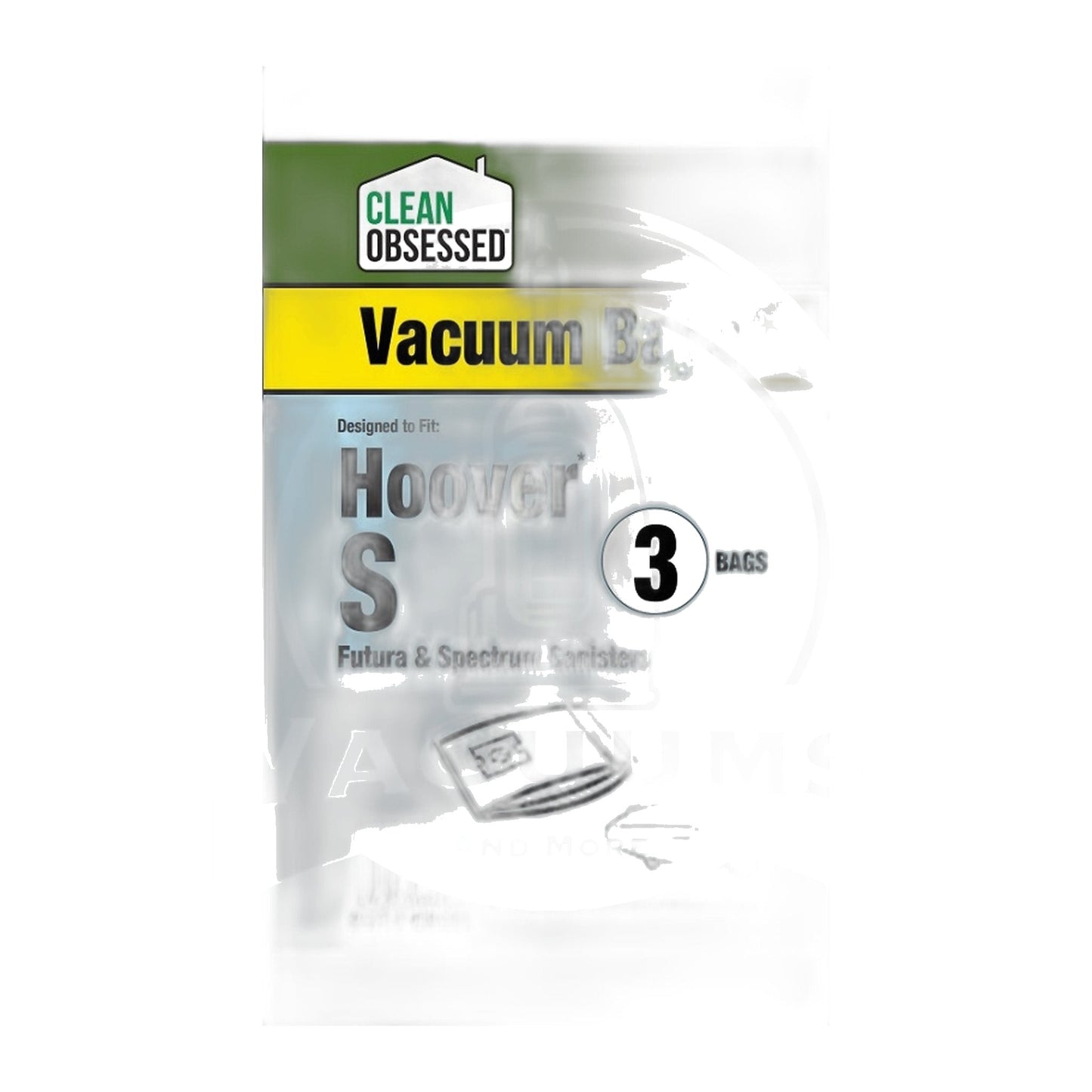 Clean Obsessed Hoover Type S Micro Filtration Vacuum Bags, 3-Pack