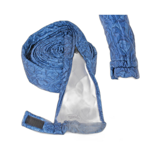 MD 30ft Zippered Central Vacuum Hose Sock Cover, Blue