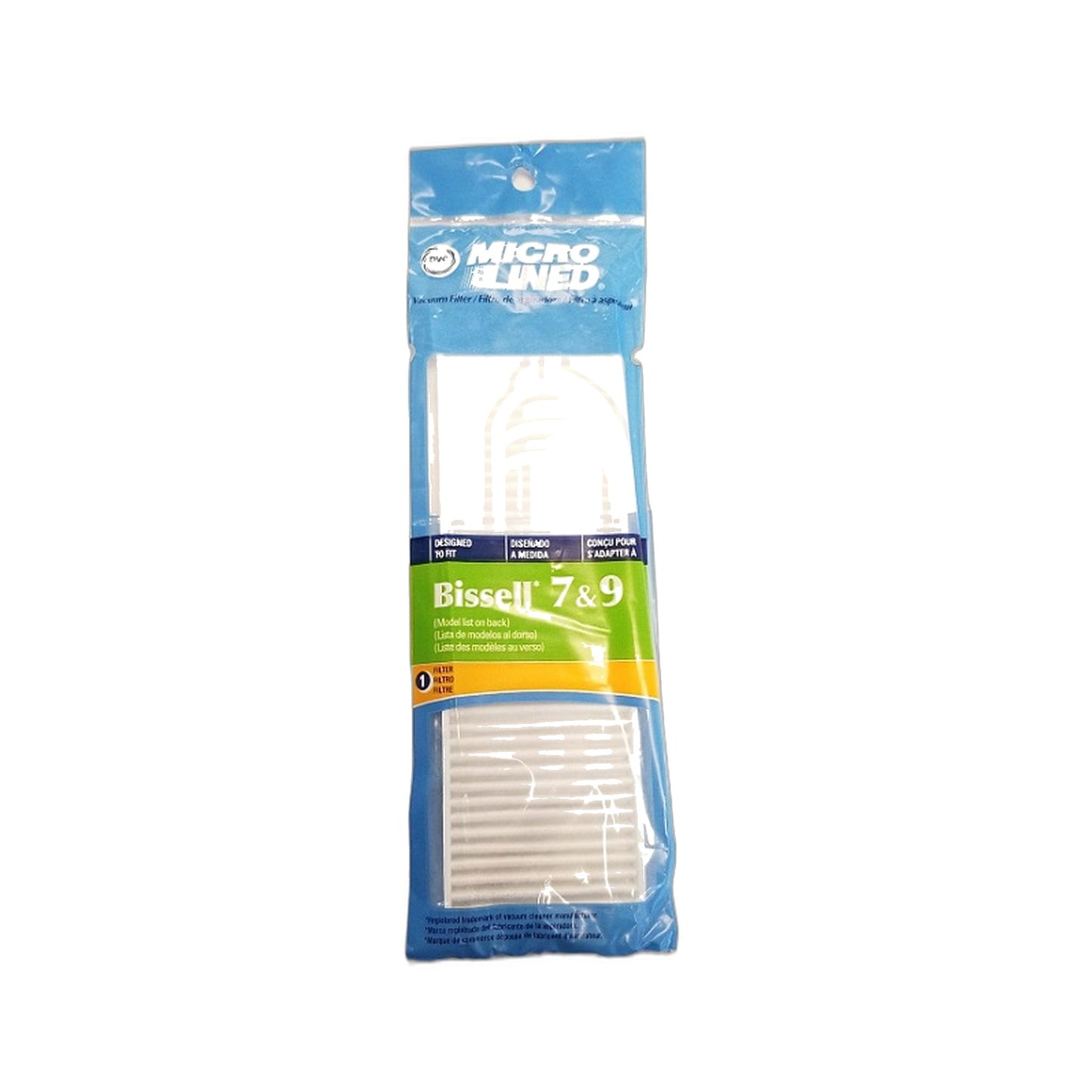 Bissell Style 7/9/16 HEPA Filter with Charcoal, Replacement