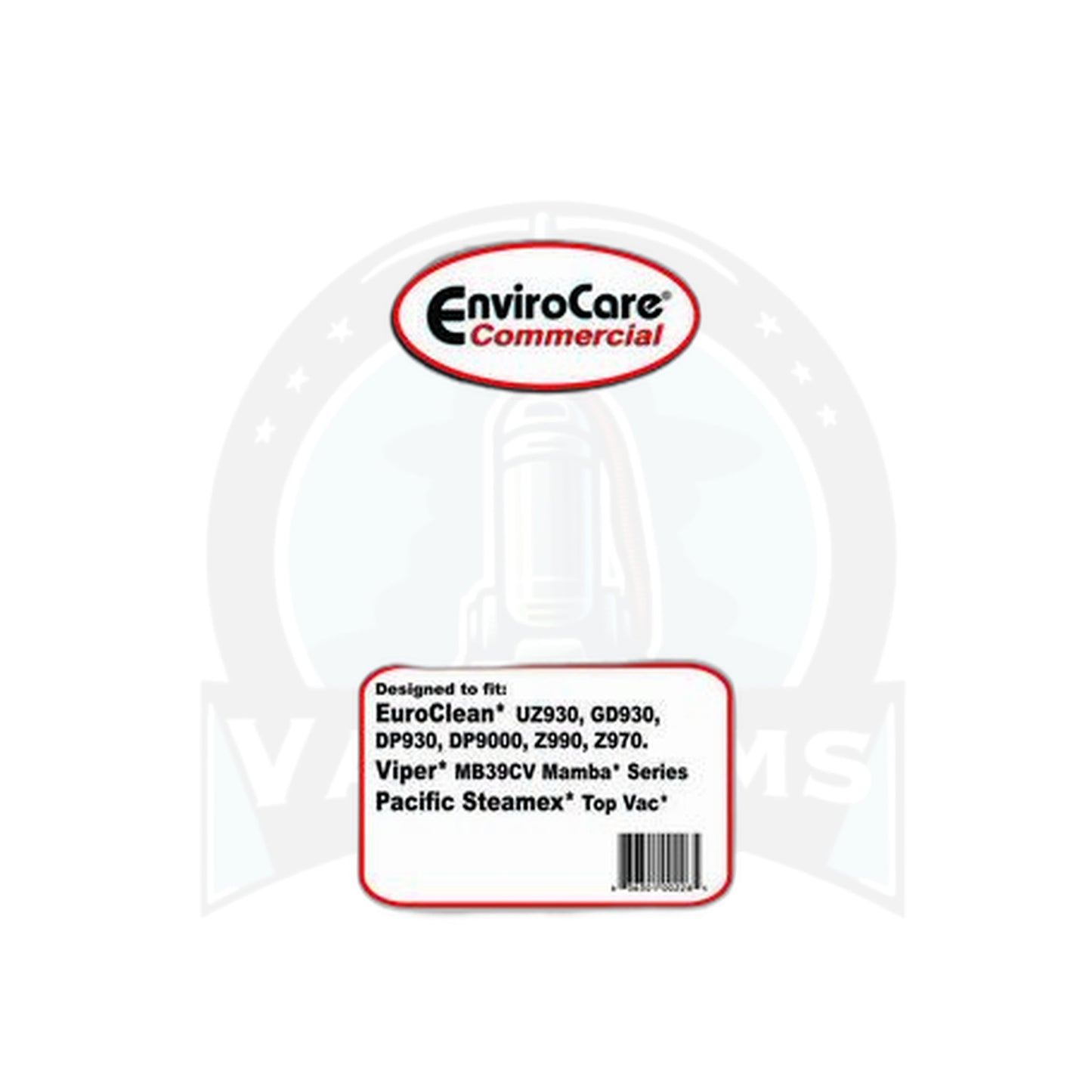 Euroclean Enviro 2-Ply Micro Paper Vacuum Bags, 10-Pack