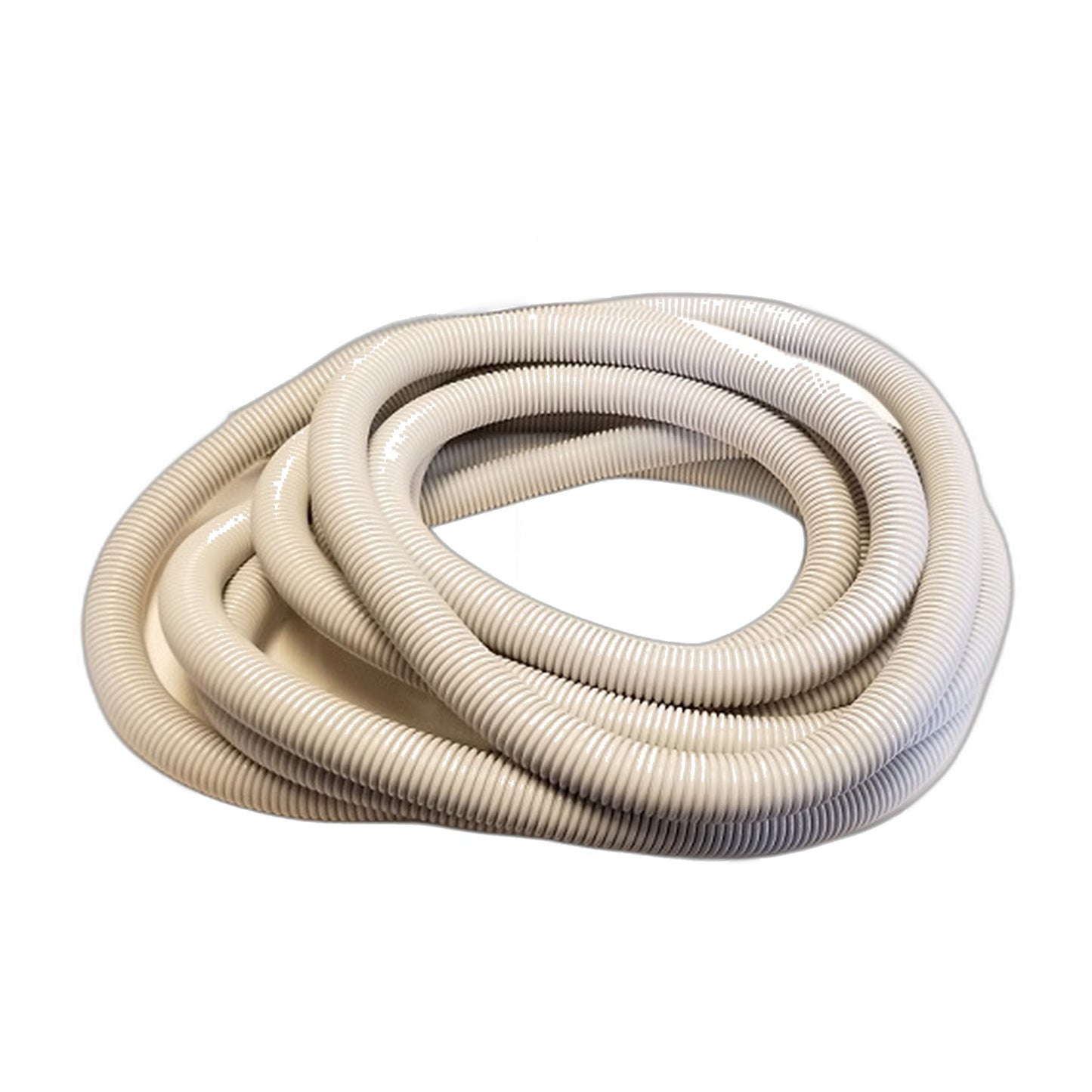 35 ft x 1-1/4" Crushproof Vacuum Hose, Light Grey - Premium Grade