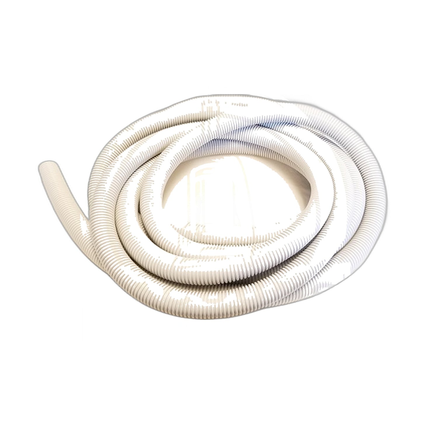 30 ft x 1-3/8" Crushproof Vacuum Hose, Light Grey - Premium Grade