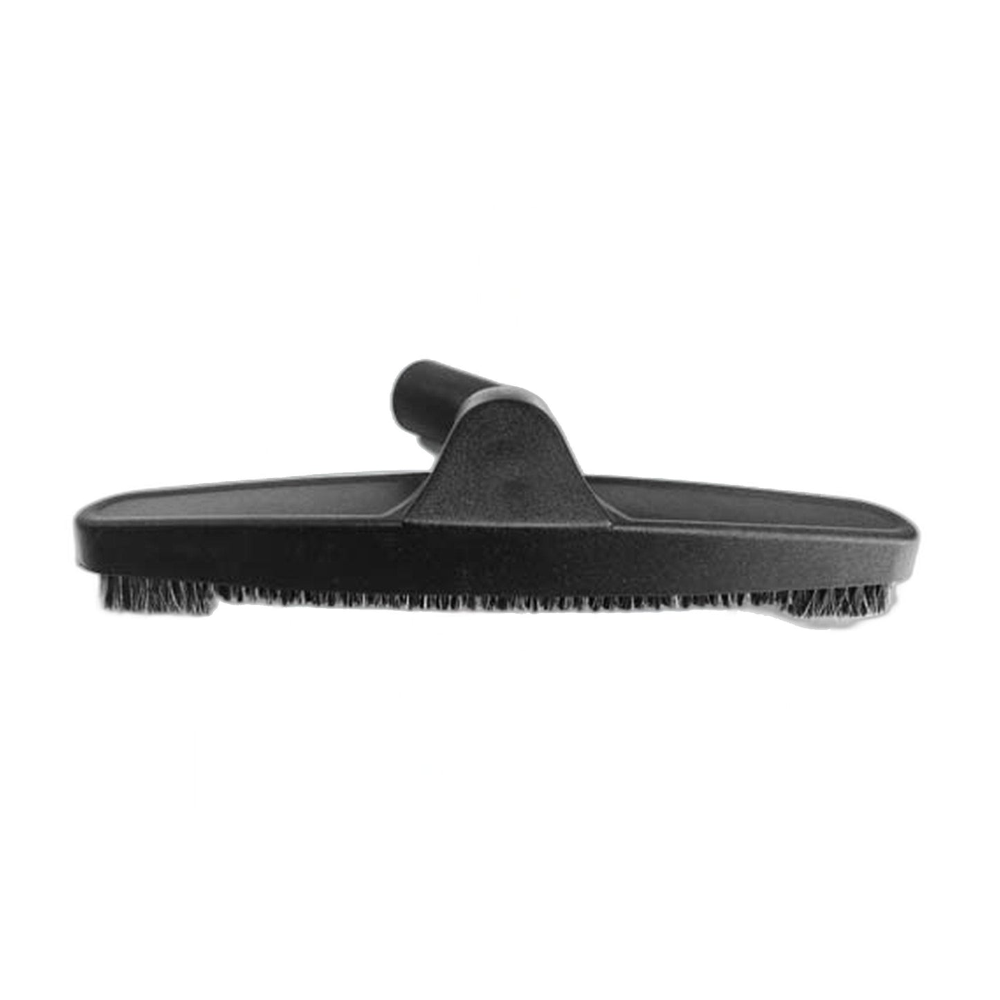 Perfect 12" Black Floor Brush, 1-1/4" Fit, Bristle With Handle Hole