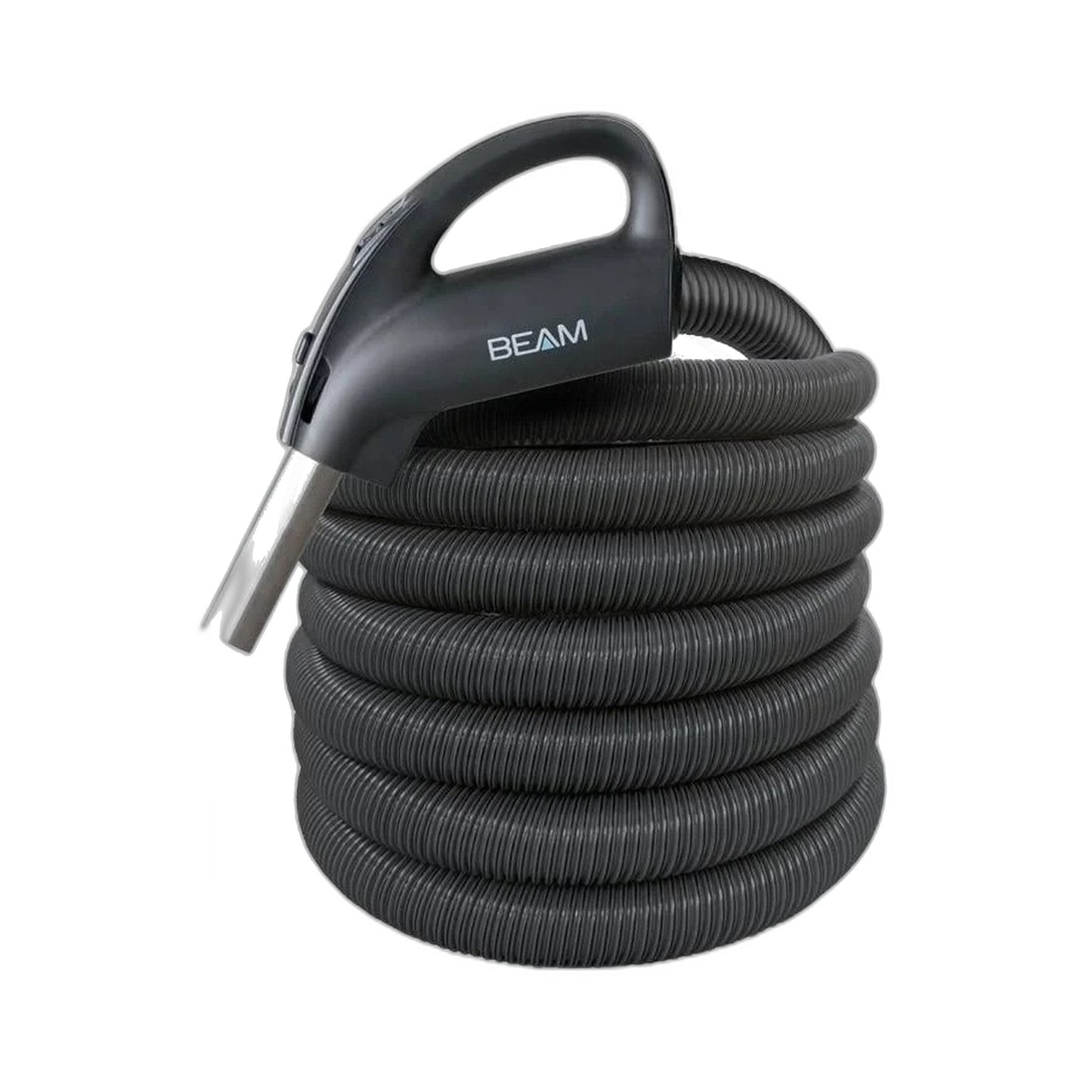 Beam 2024 Trovac Dual-Voltage 30 ft Pigtail Central Vac Hose, 1-3/8"
