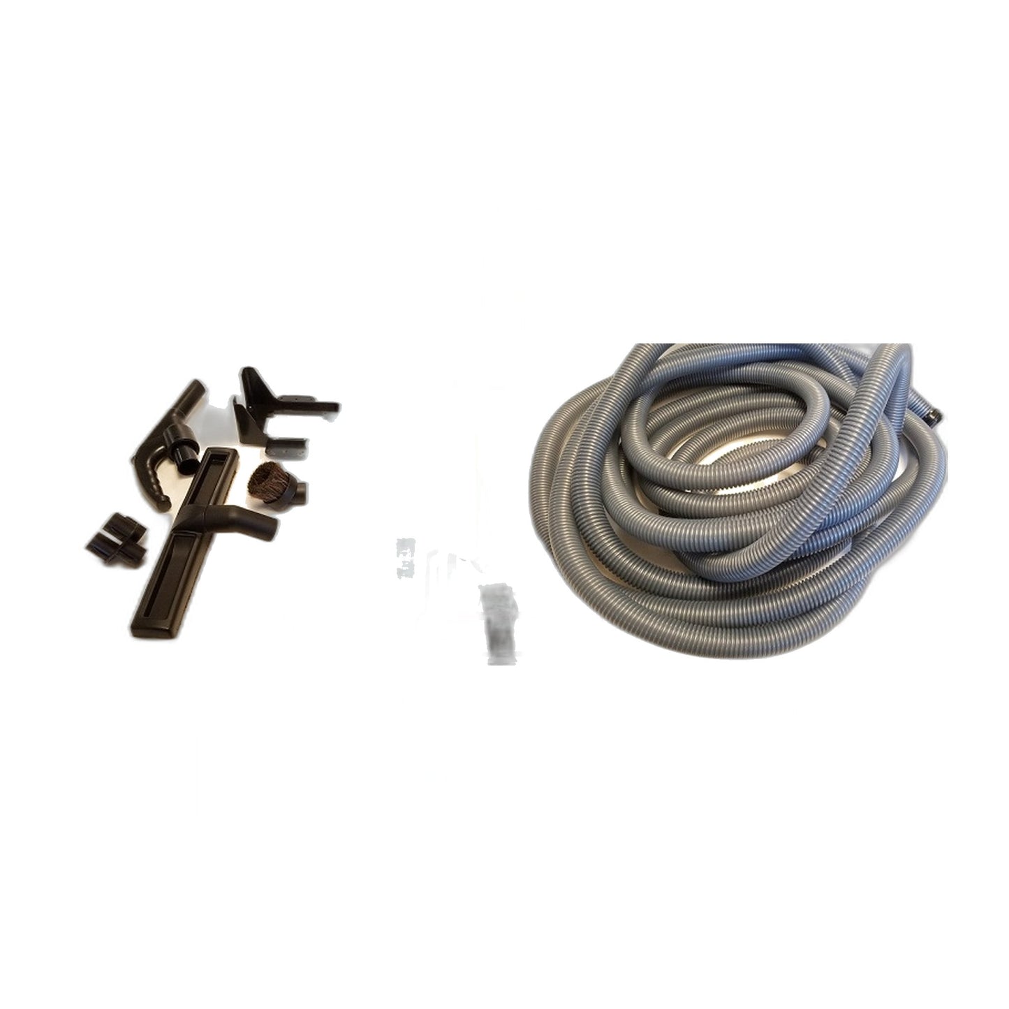 Hide-A-Hose Mini Garage Valve & 40' Hose Kit with Tools & Tele Wand