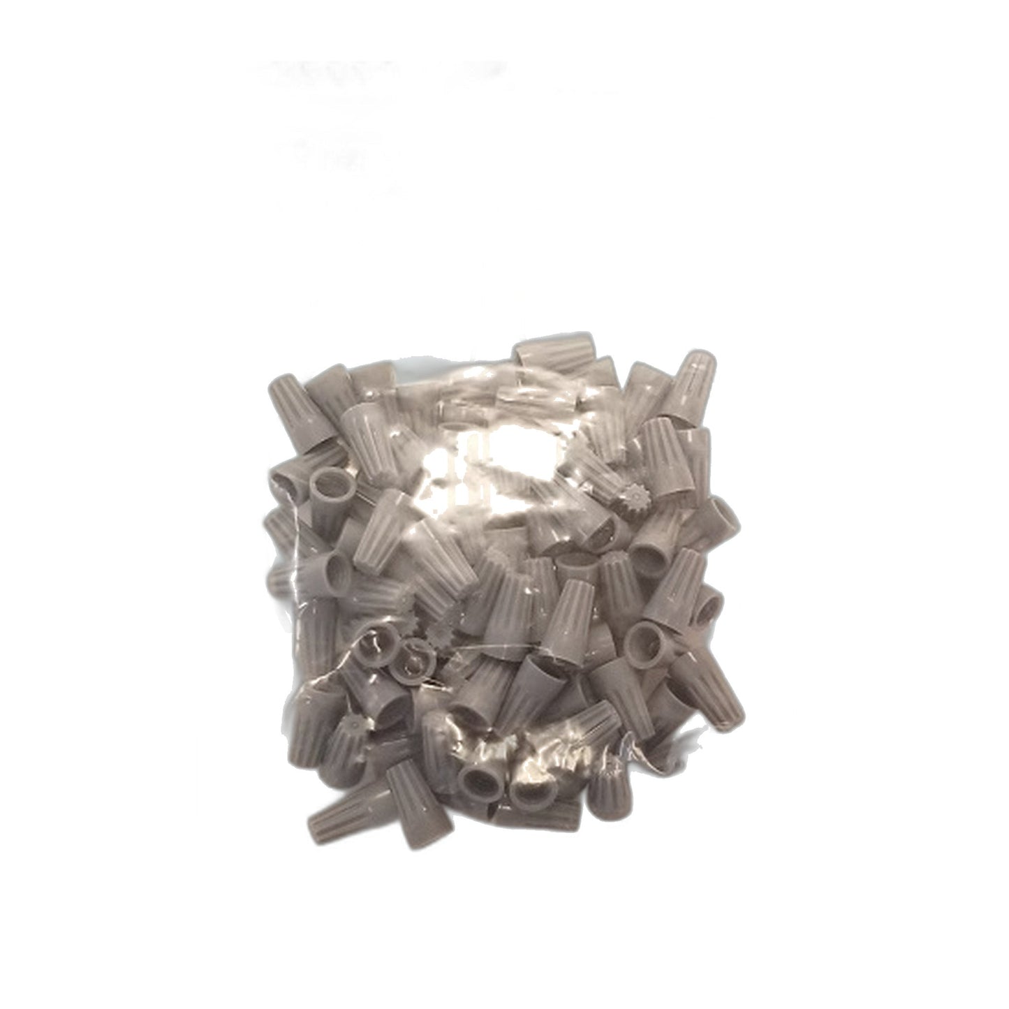Gray Wire Nuts, Small, with Built-In Lead Wire (Pack)
