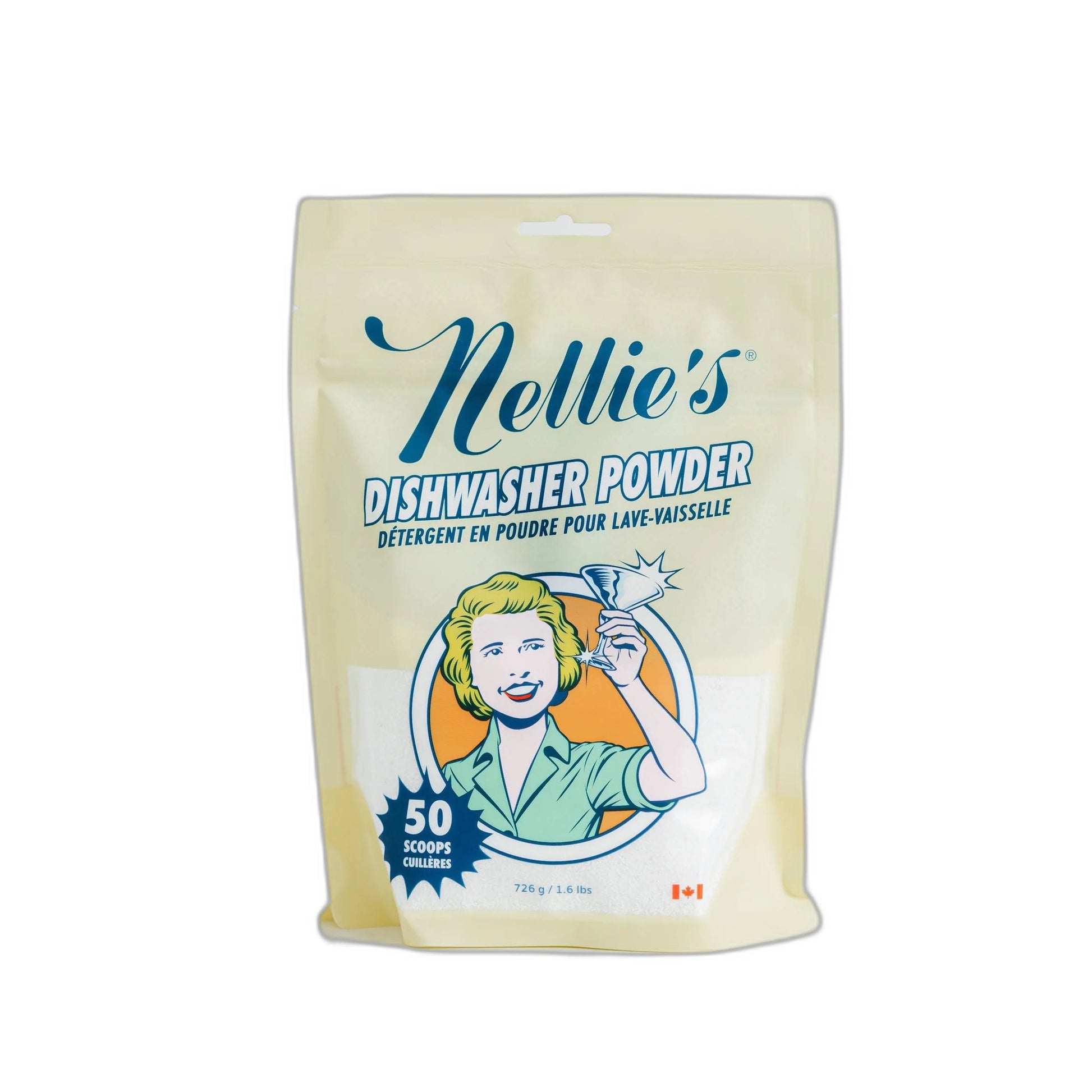 Nellie's Dishwasher Powder Bucket, 1,100 Scoops