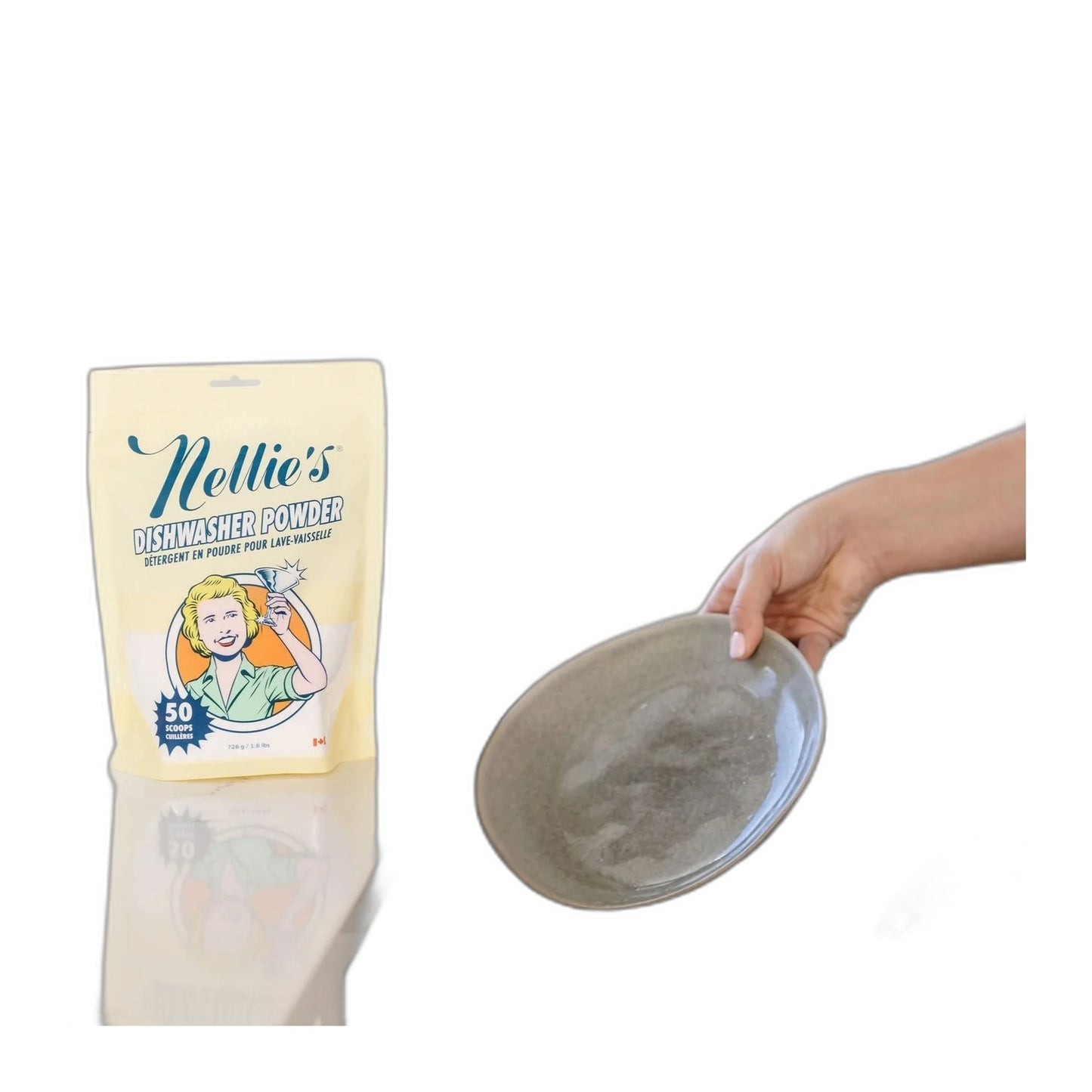 Nellie's Dishwasher Powder Bucket, 1,100 Scoops