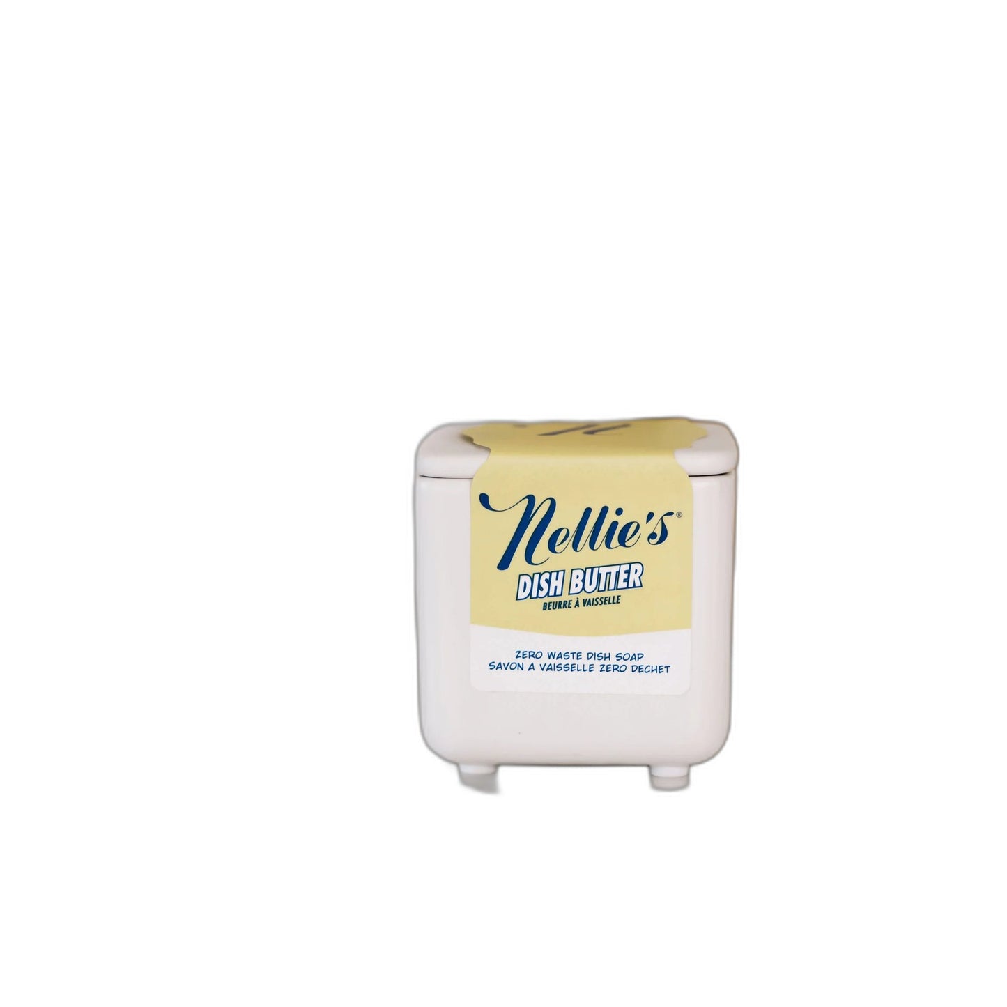Nellie's Dish Butter, Green Ceramic Dish