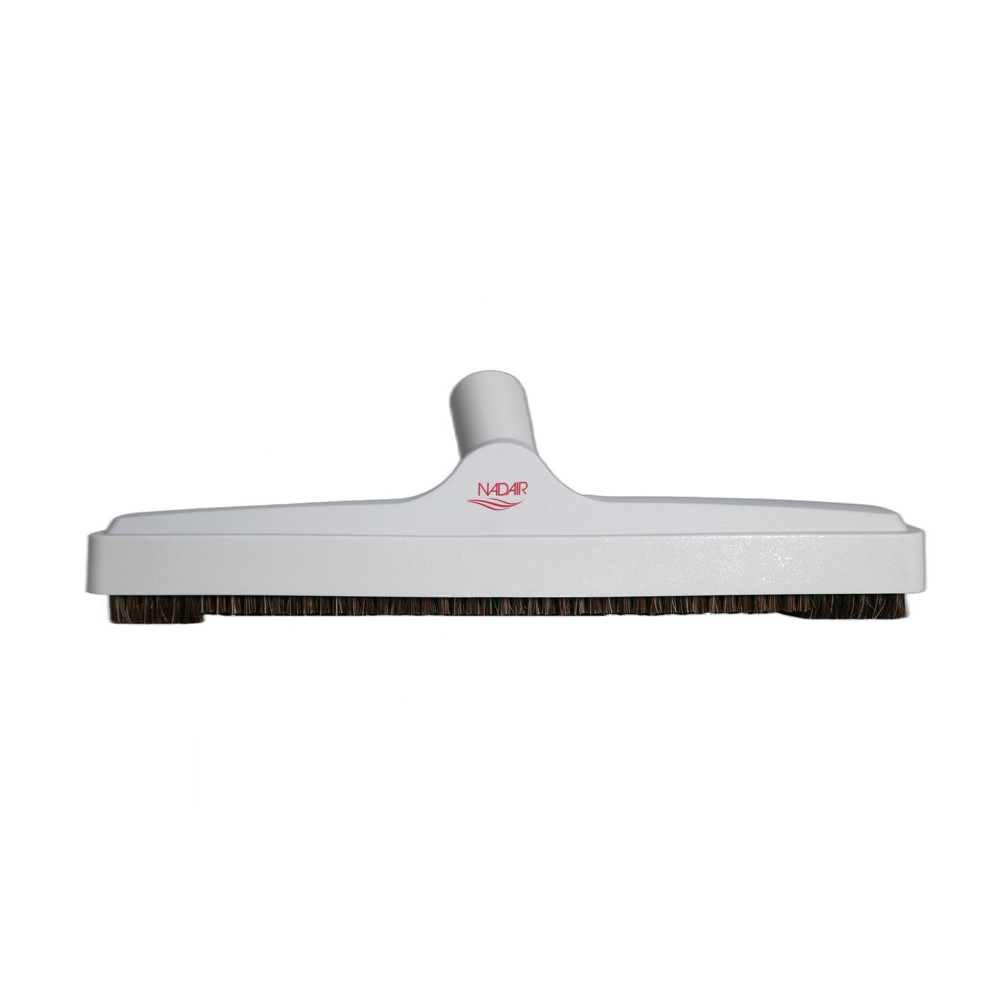 Nadair 12" Floor Brush with Horsehair Bristle - 1-1/4" Fit, Grey