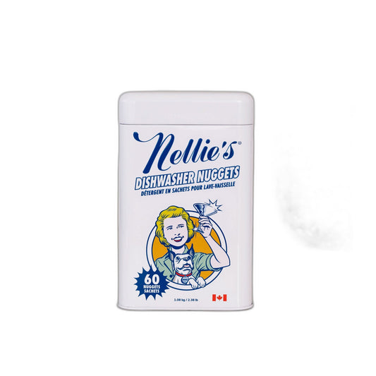 Nellie's Dishwasher Nugget Tin, 60 Loads