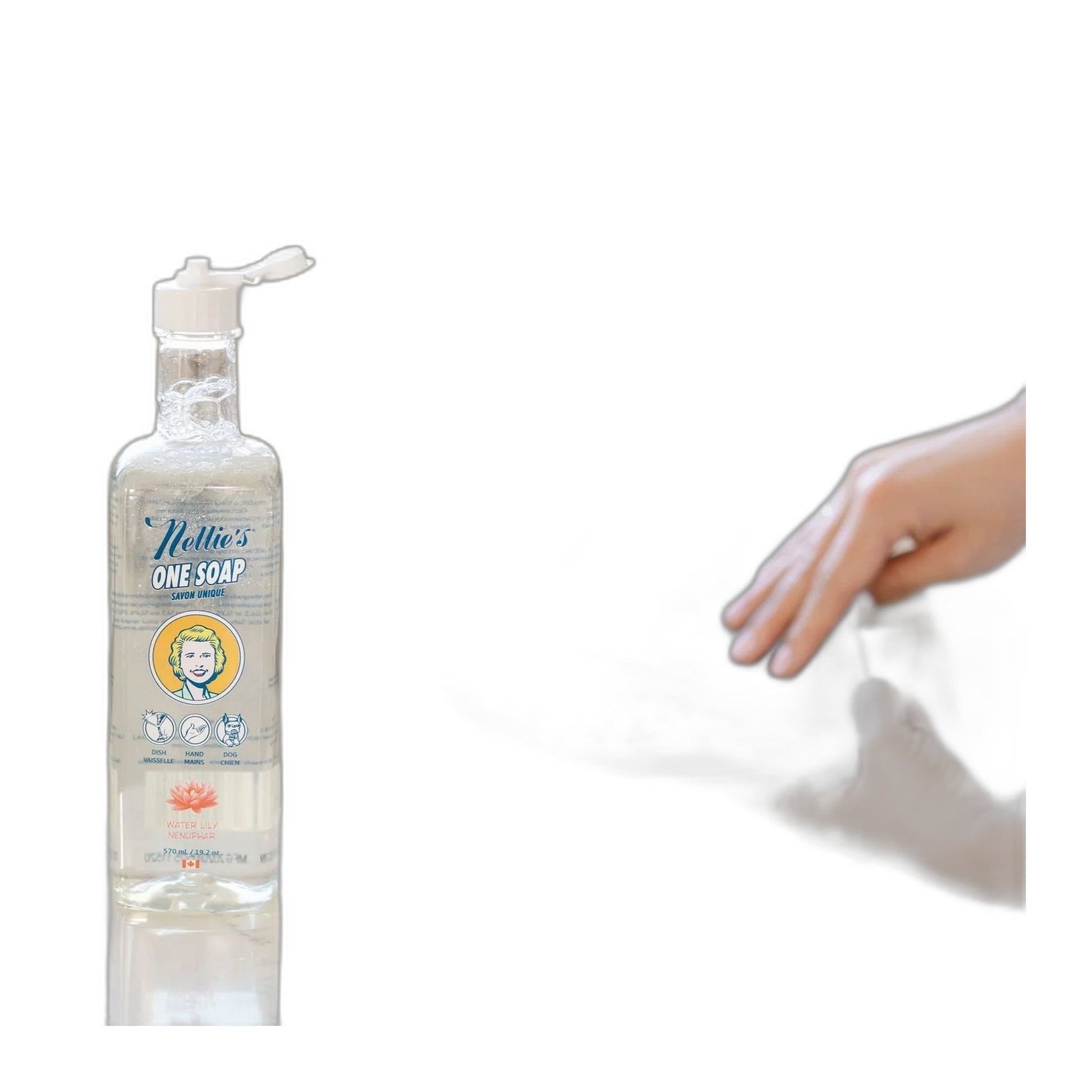 Nellie's One Soap, Water Lily 570 ml