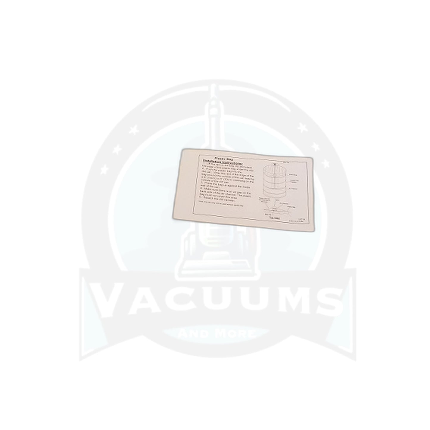 VacuMaid PB-4MK 12" Plastic Can Liner Bags for Central Vacuums, 4-Pack