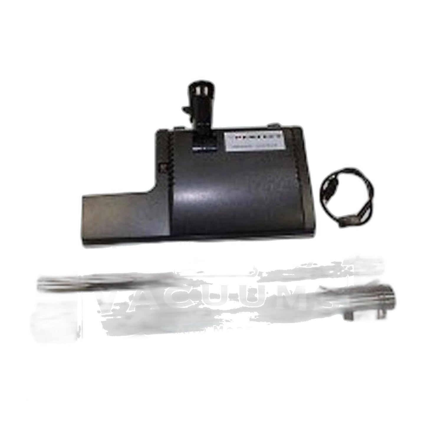 Perfect Power Nozzle Assembly with Geared Belt and Wands, Black