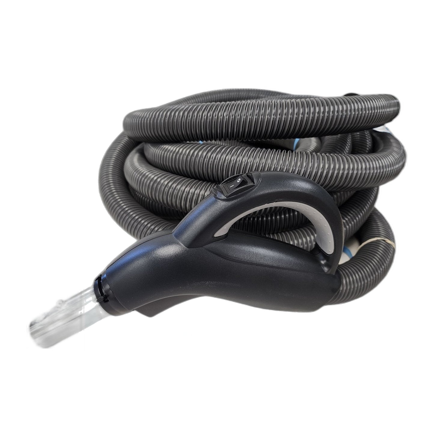 Progression Handle 30 ft Low Volt Button-Lock Central Vacuum Hose