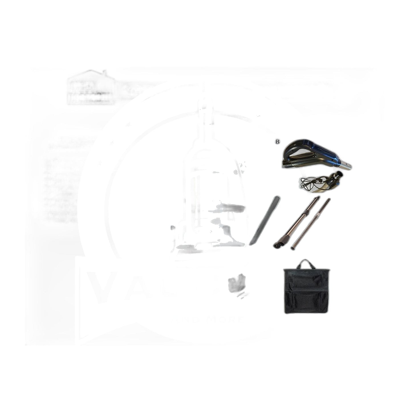 Clean Obsessed Complete SEBO Central Vac Kit, 30' Pigtail Hose, 15" Power Nozzle