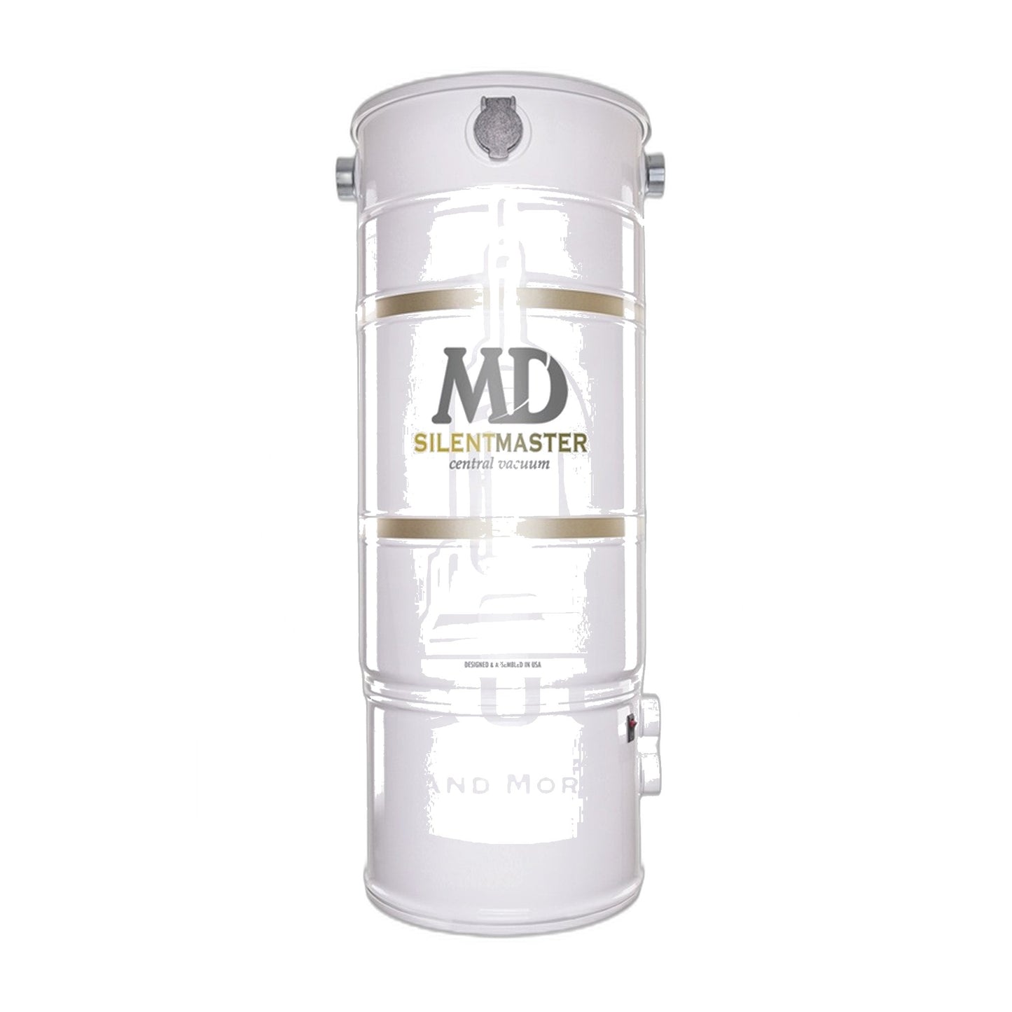 MD Silent Master S900R2 Dual-Motor Central Vacuum - 866 AW