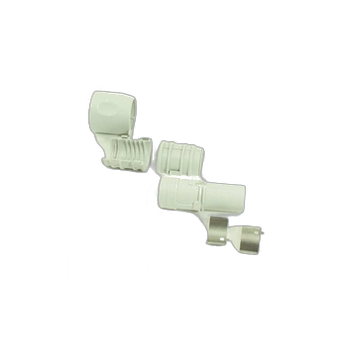 Plastiflex Low Volt Wall End Cuff Repair Kit for 1-1/4" Hose, Light Gray