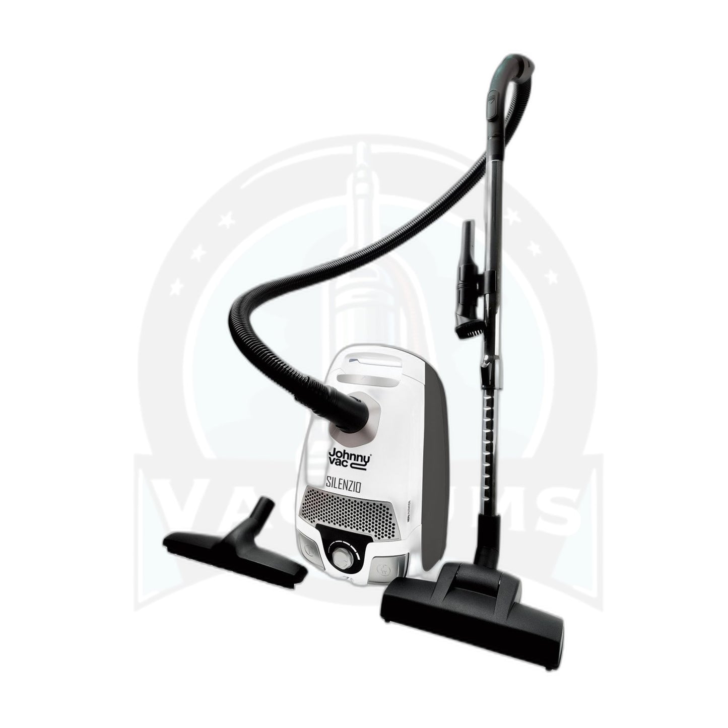 Johnny Vac Silenzio Turbo Team Canister Vacuum