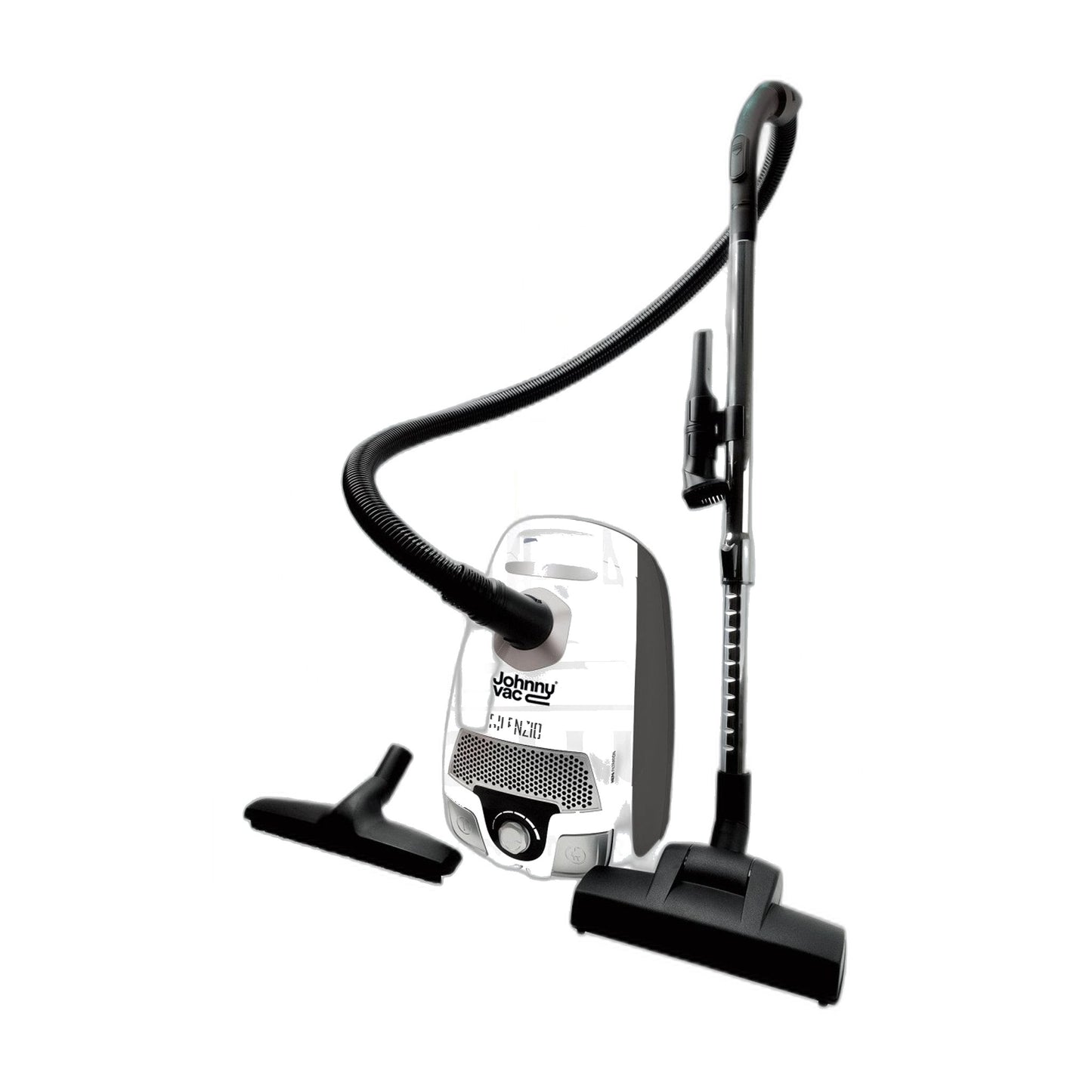 Johnny Vac Silenzio Turbo Team Canister Vacuum
