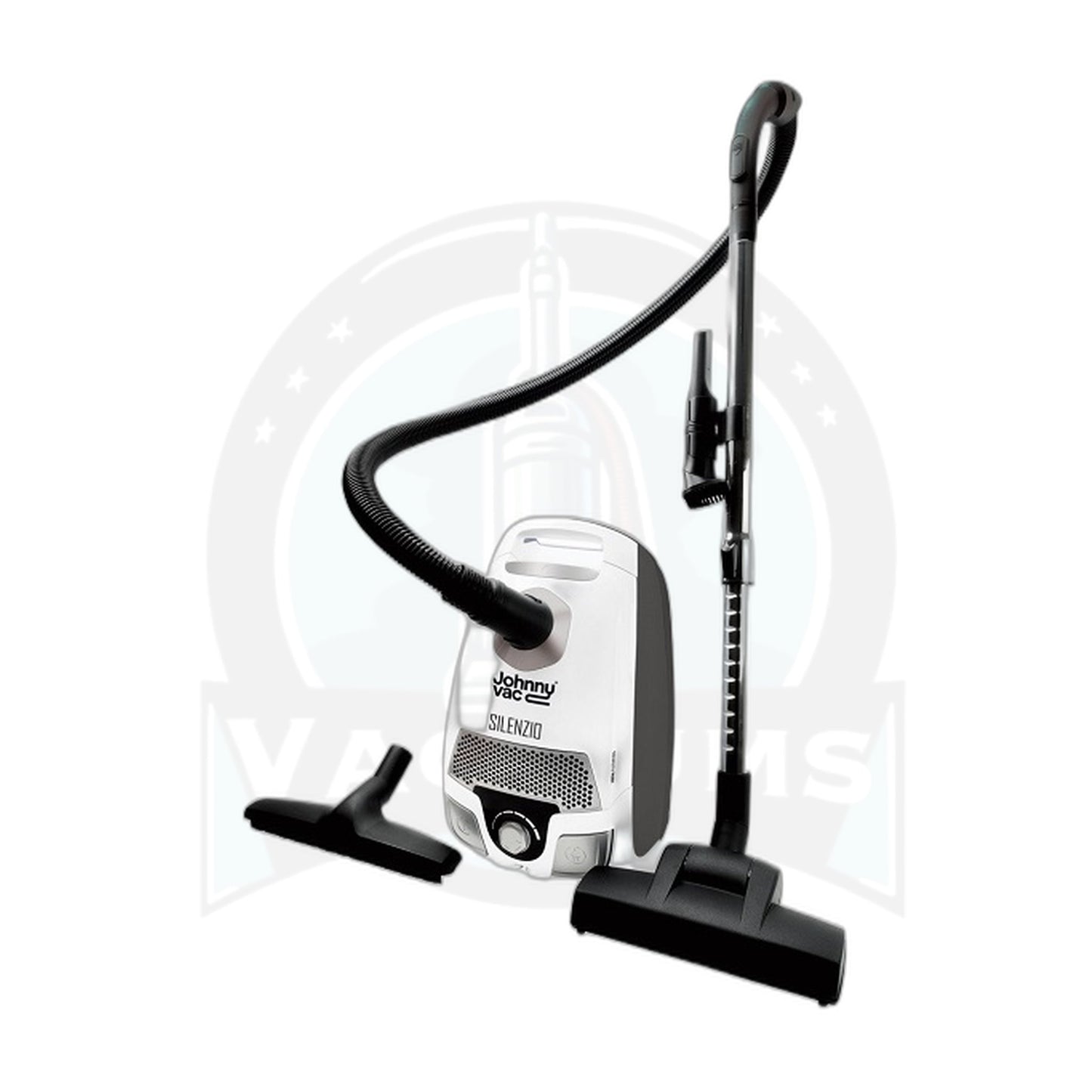 Johnny Vac Silenzio Turbo Team Canister Vacuum