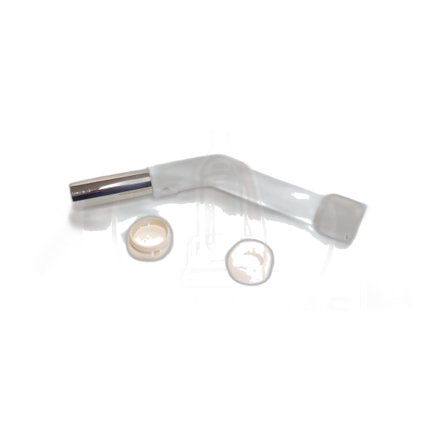 Fit All 1-1/4" White Hose Handle with Metal FF Stub Tube (3-Piece)