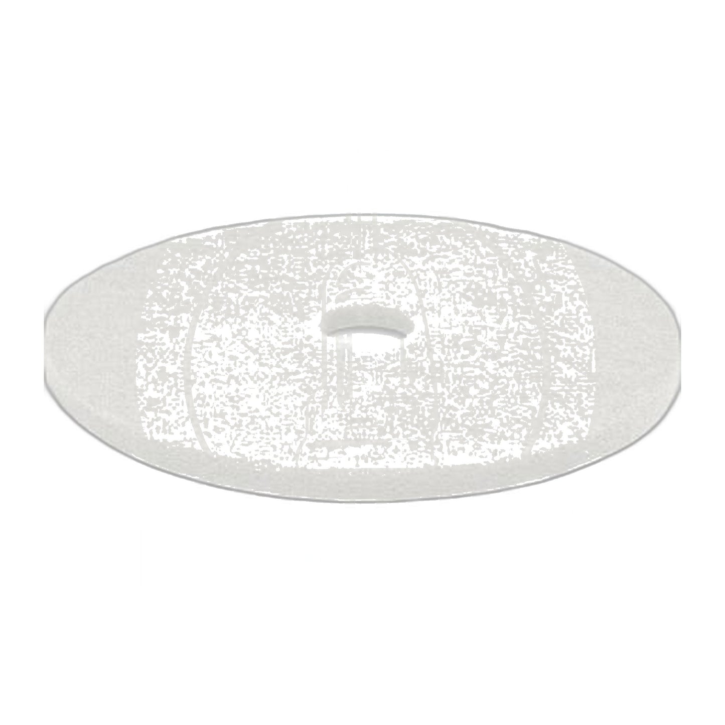 17" White Polishing Floor Pads - Box of 5 for Buffers