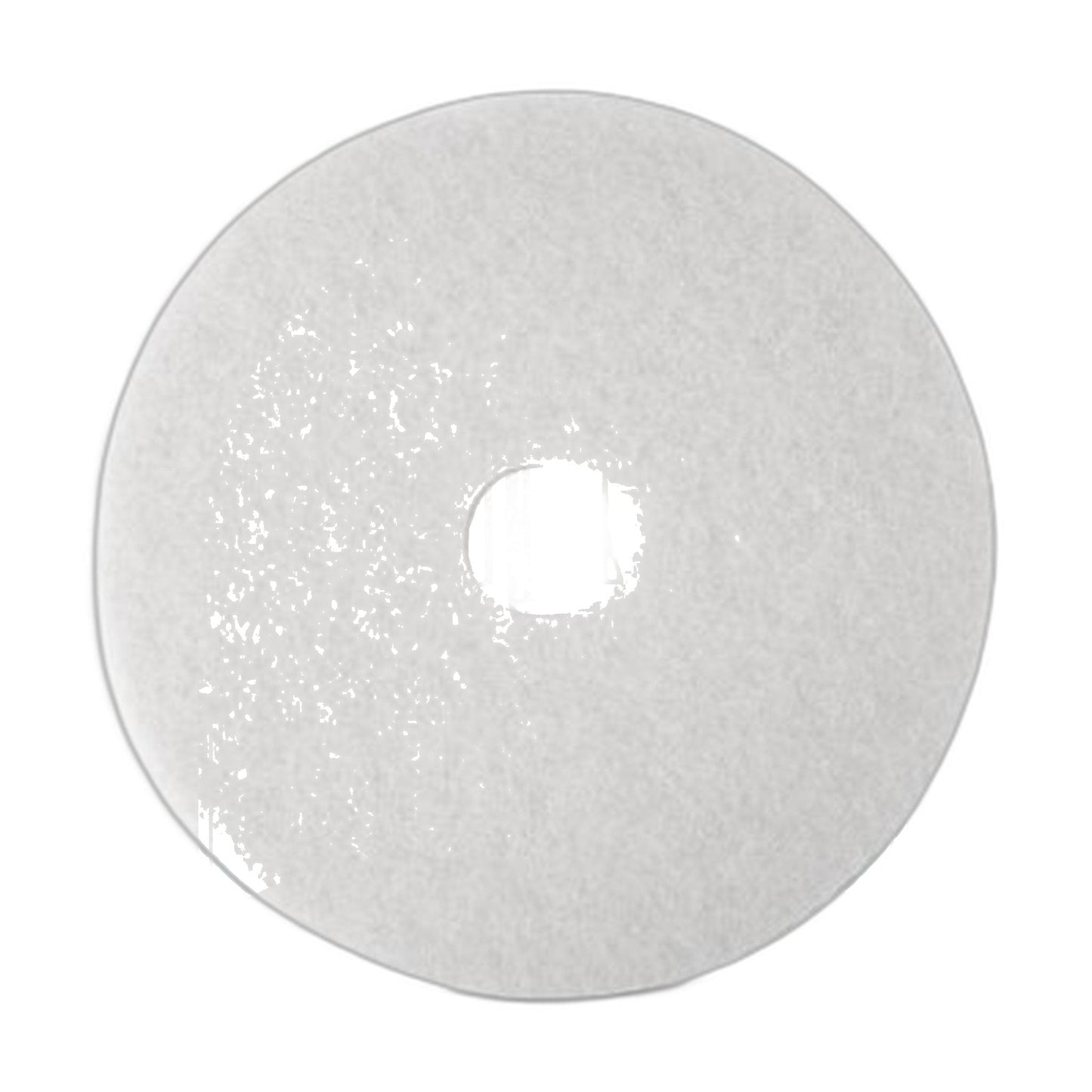 20" White Polishing Pads for Floor Buffers - Case of 5