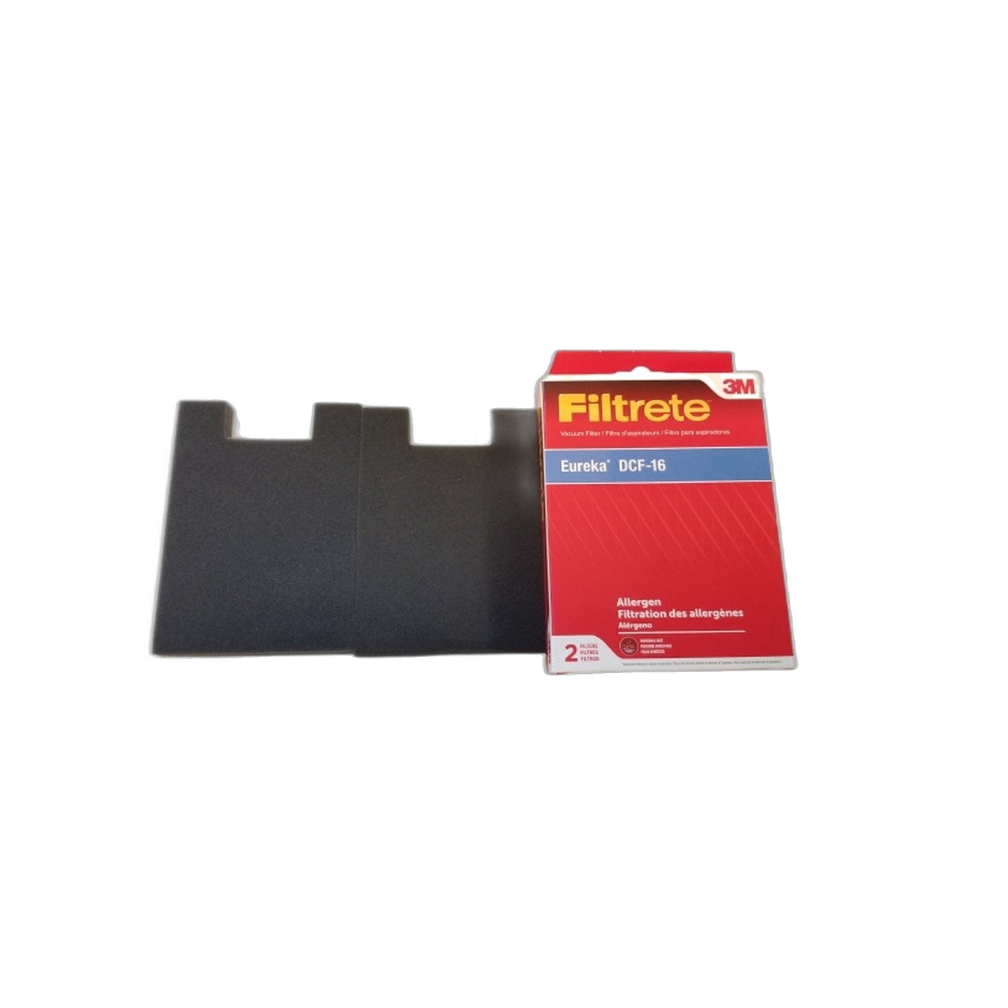 Eureka DCF-16 Foam Filter 3M Filtrete 2-Pack